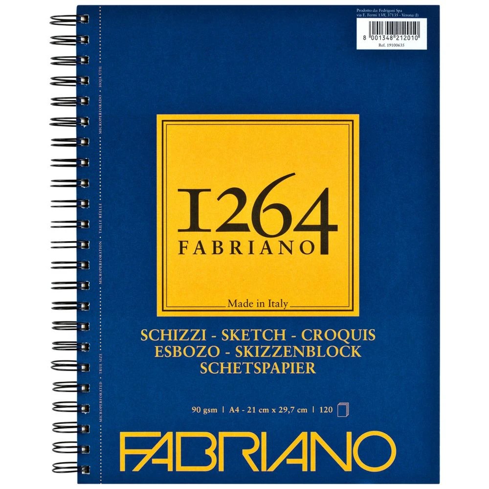 1 Fabriano 1264 A4 Sketch Pad 120 Sheets, 1 of 1