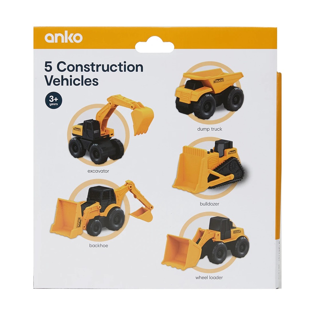 5 5 Pack Construction Vehicles Set, 5 of 5