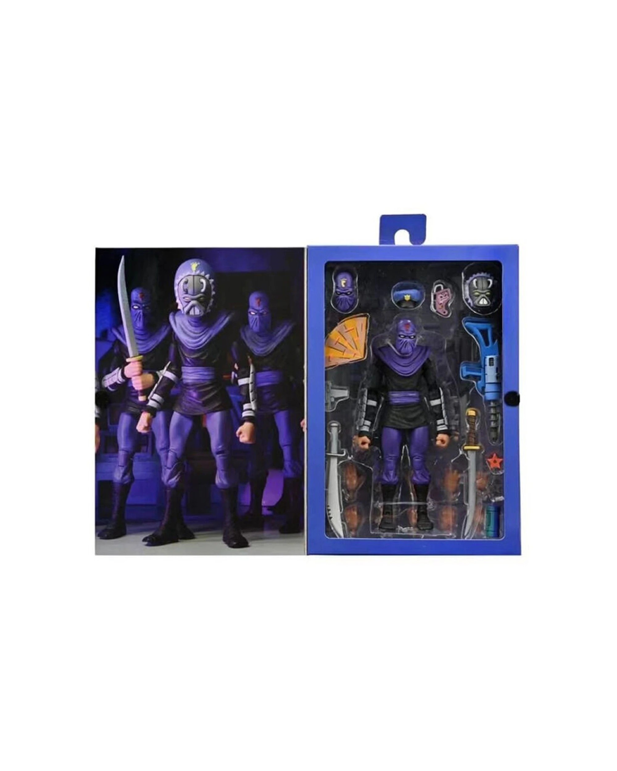 4 Teenage Mutant Ninja Turtles Foot Soldier Deluxe 7in Action Figure 1987 Series, 4 of 5