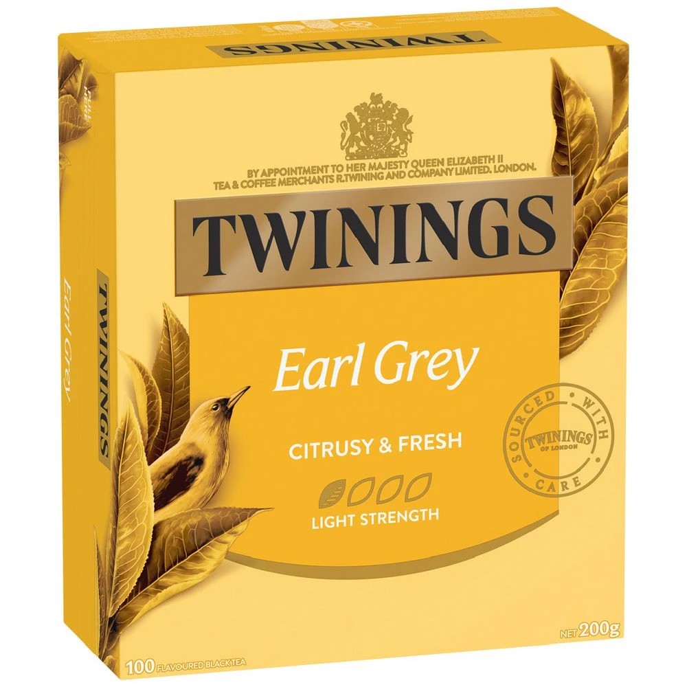 1 Twinings Earl Grey Tea Bags 100 Pack, 1 of 3