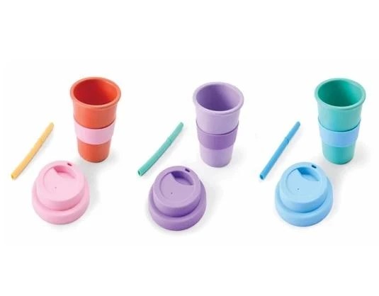 5 Babycino Cup With Straw - Assorted, 5 of 6