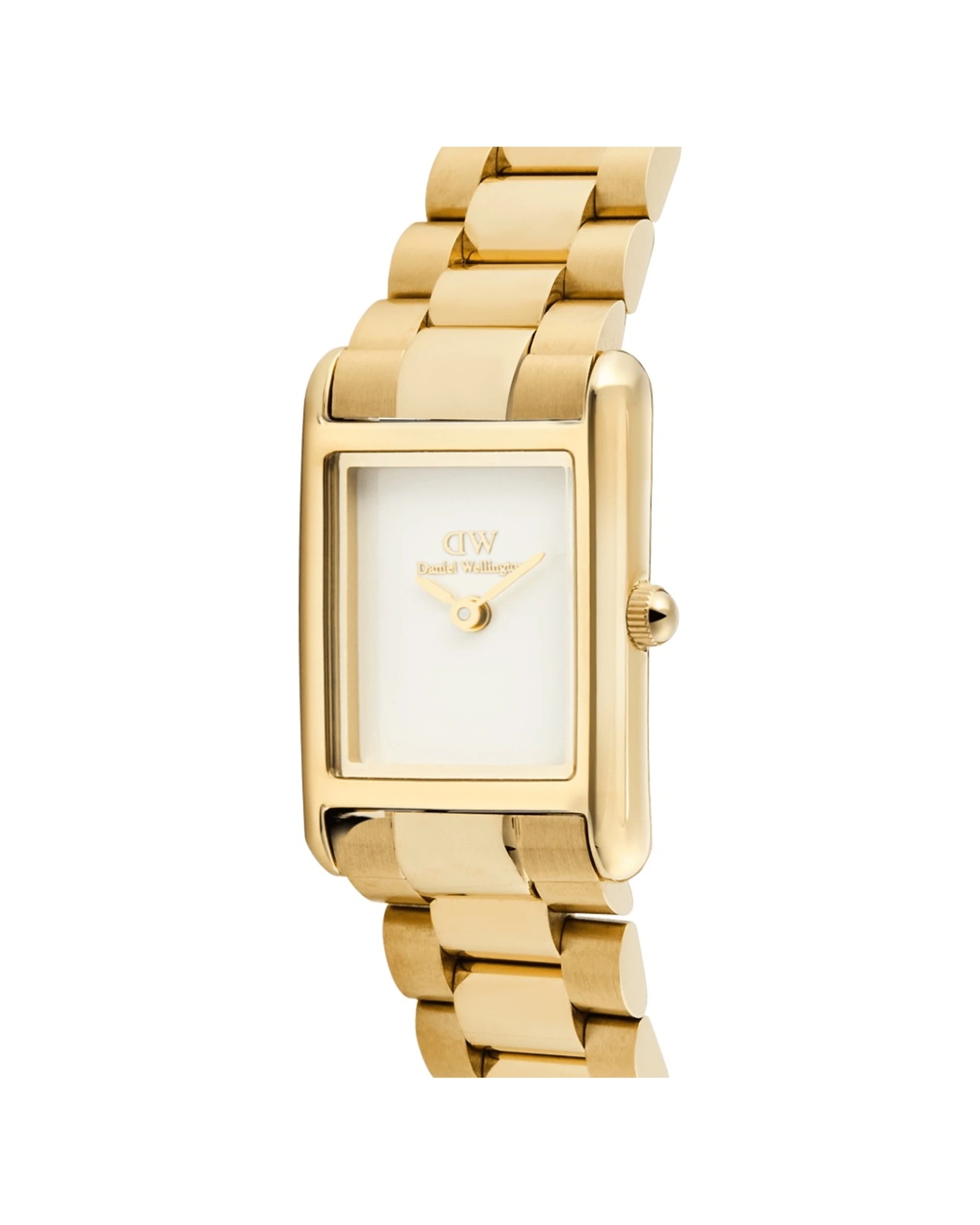 3 Daniel Wellington Bound Mini 3-Link Gold Stainless Steel Watch 17x25.9mm, 3 of 6
