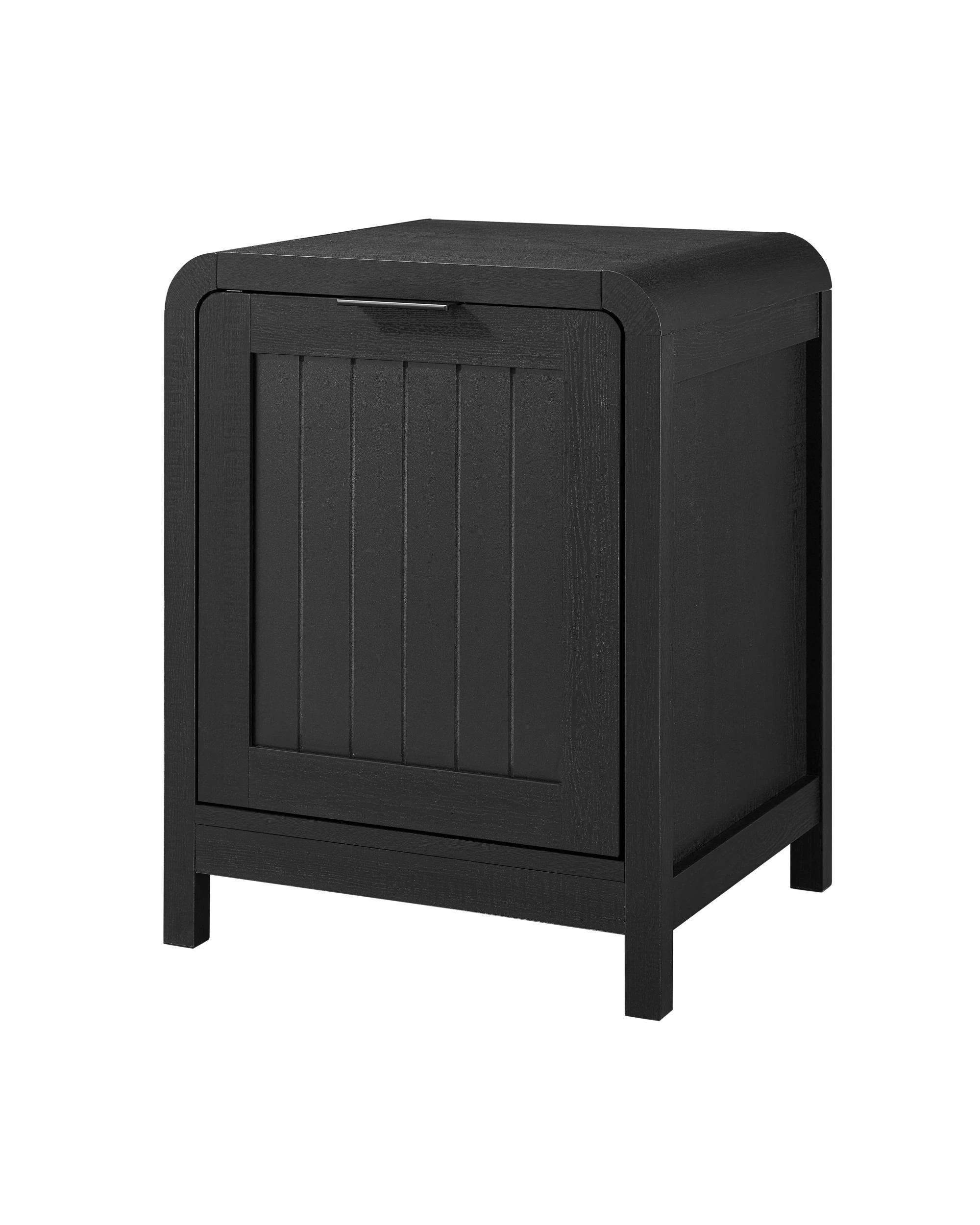 1 Kodu Bedside Unit Nightstand Side Table 1 Door - Black, 1 of 10