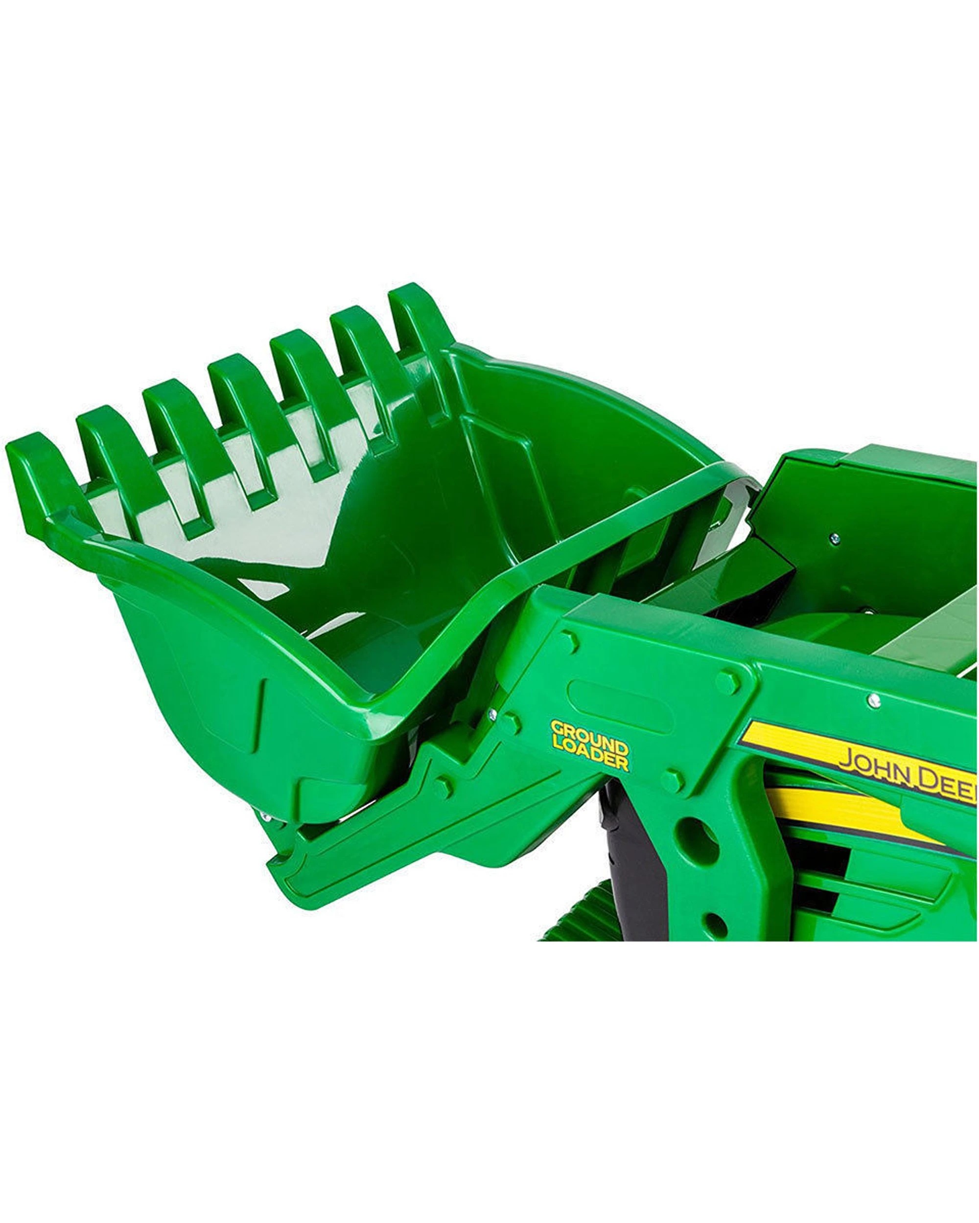 4 John Deere Electric Ride-On Tractor With Working Front Loader And Adjustable Seat - Green, 4 of 7