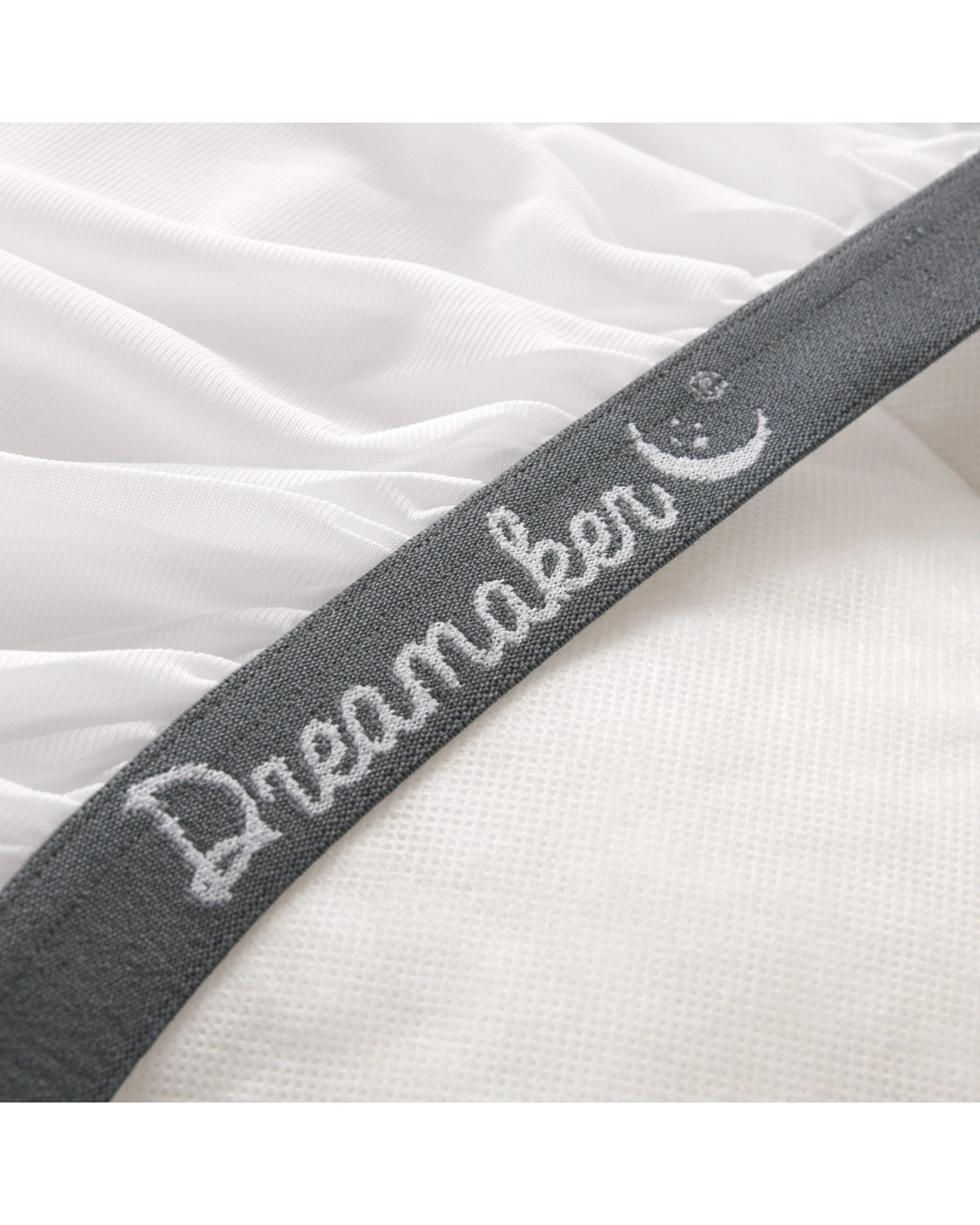 6 Dreamaker Hotel Collection Dobby Sateen Ball Fibre Mattress Topper - Single Bed - White, 6 of 7