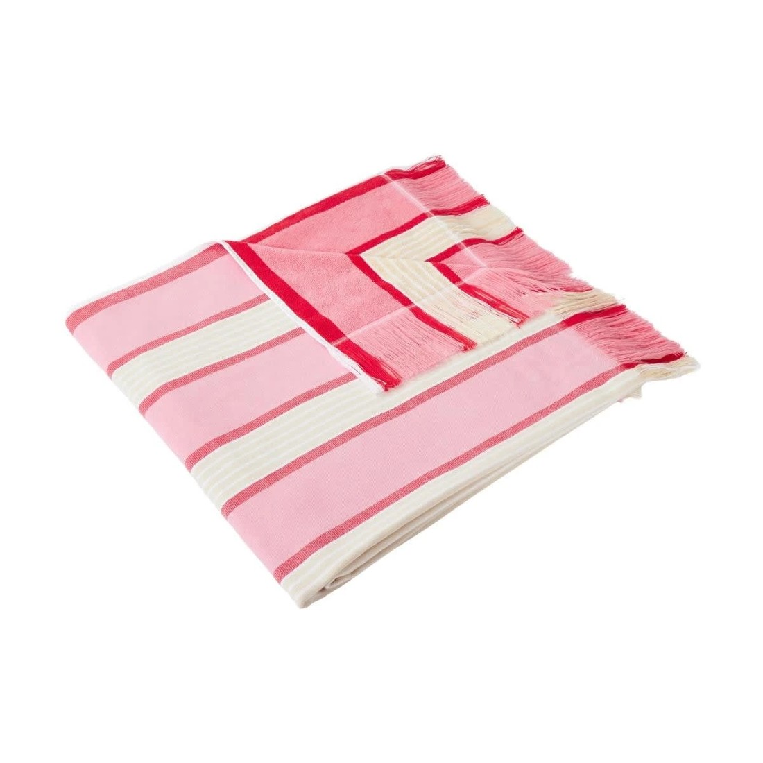 3 Turkish Beach Towel - Red, 3 of 6