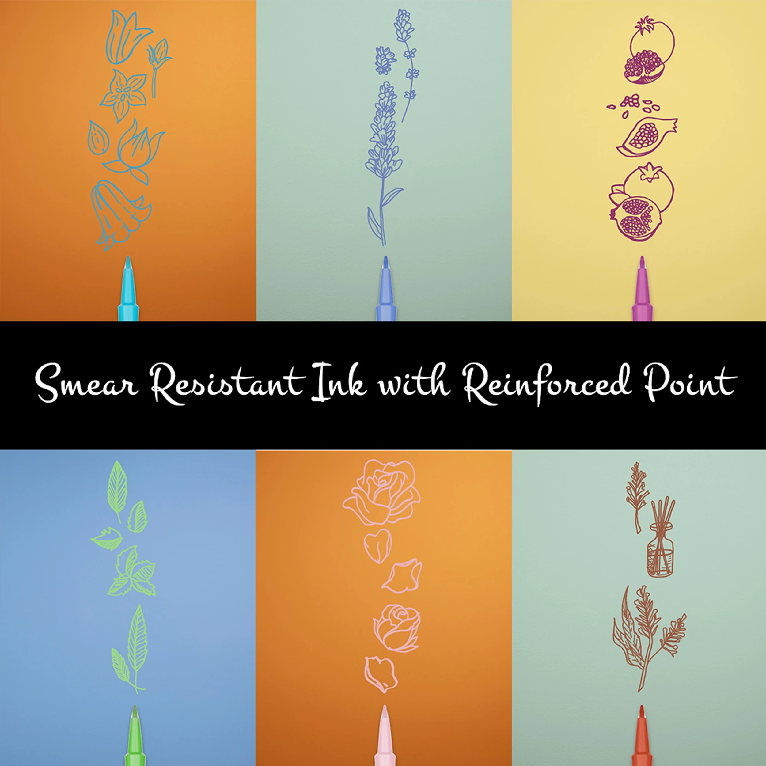 6 6 Pack Paper Mate Flair Scented Felt Tip Pens, 6 of 9