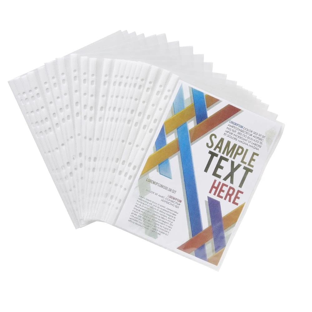 5 Keji Sheet Protector A4 Light Weight 20 Pack, 5 of 5