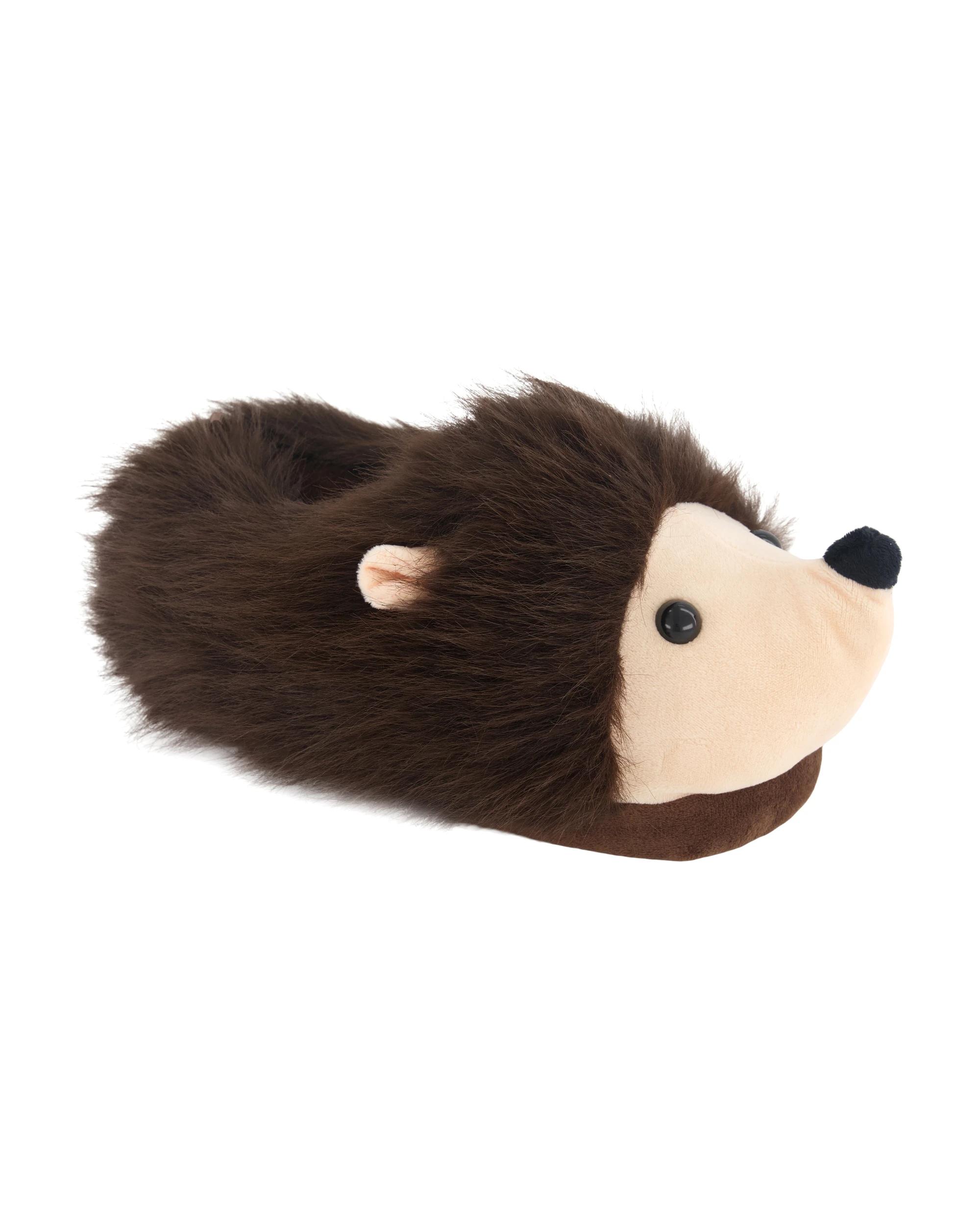 1 Novelty Animal Slippers Brown, 1 of 3