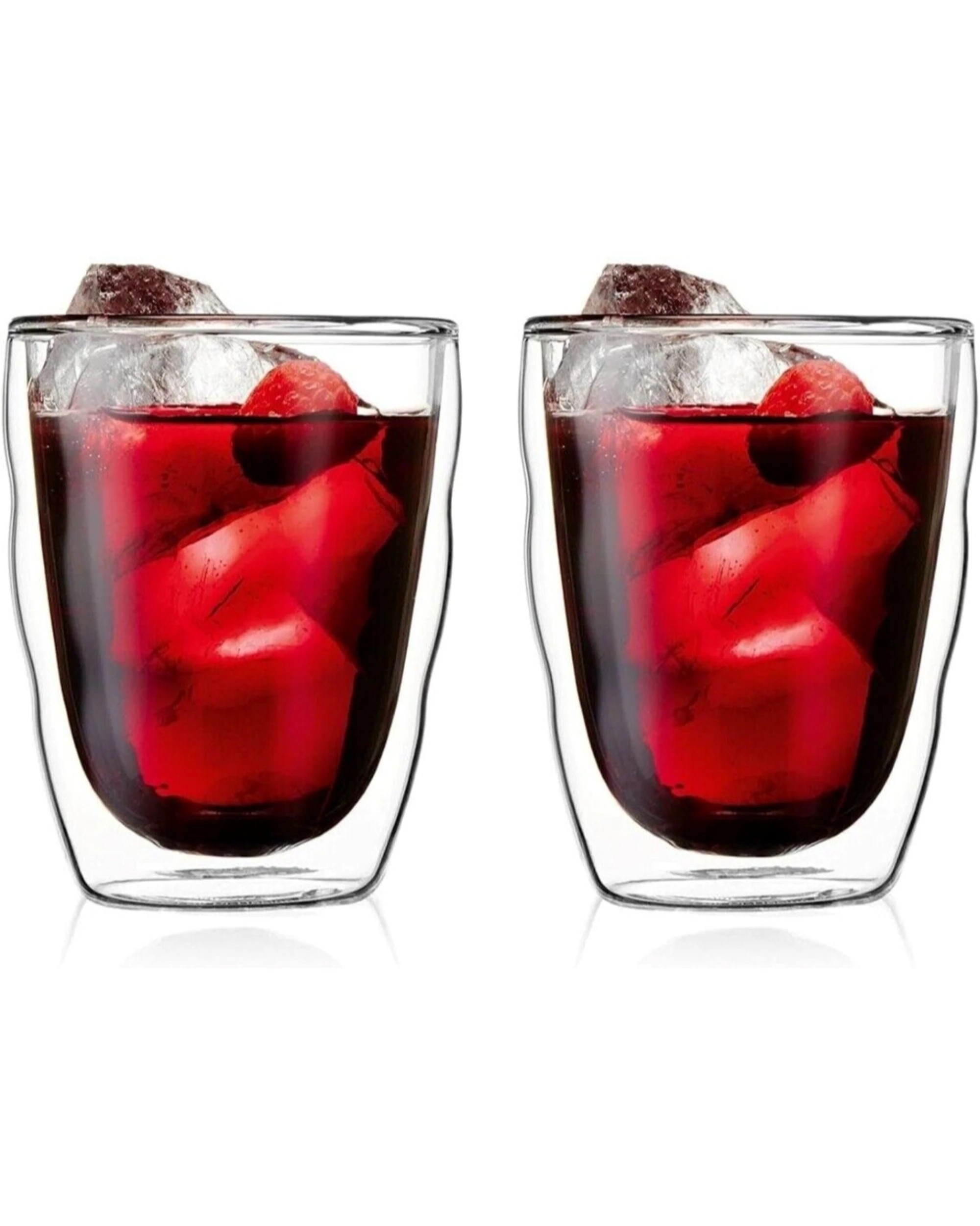 1 Bodum Pilatus Double Wall 350ml Medium Glass 2 Piece Set - Clear, 1 of 4