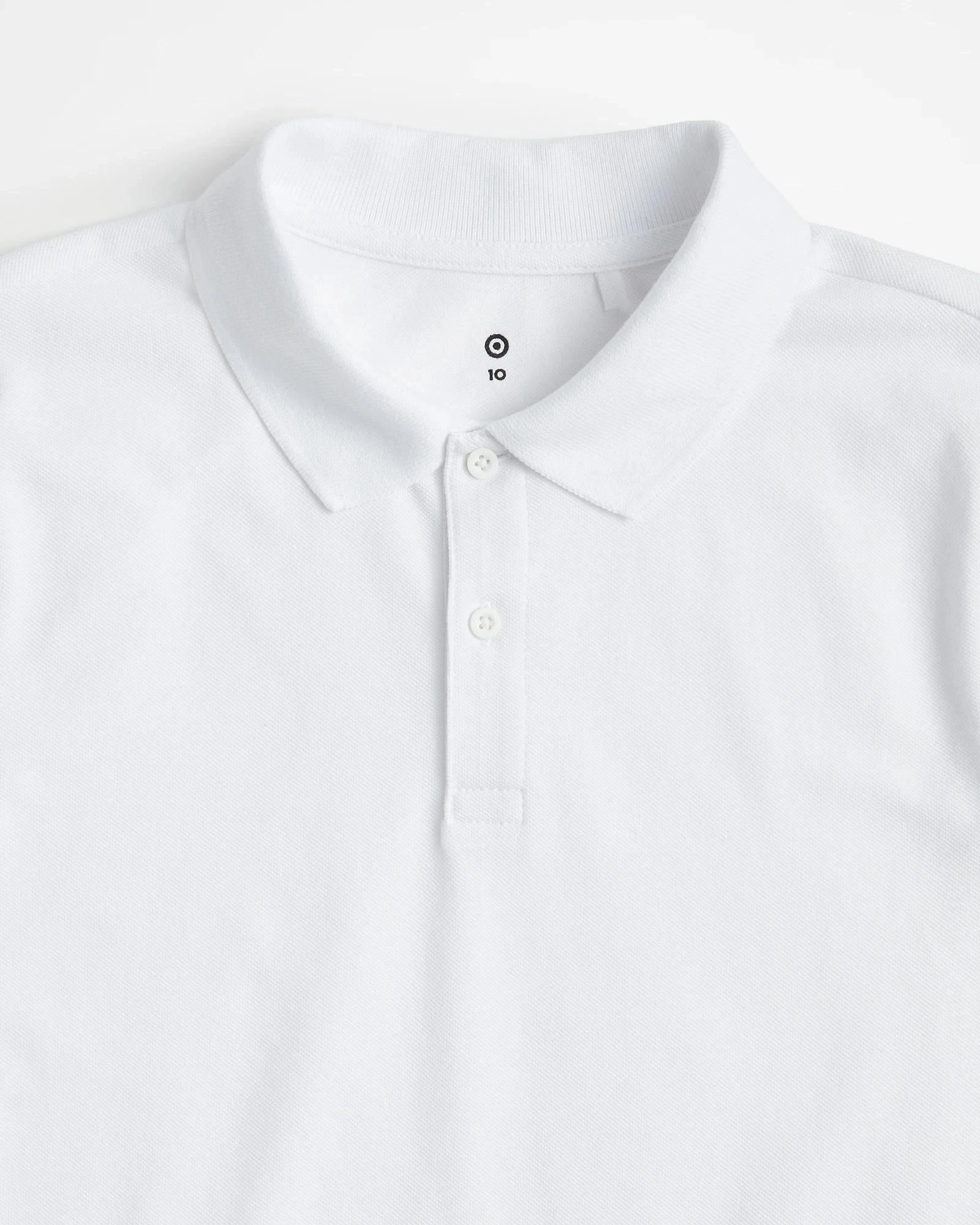 2 Target School Polo T-shirt WHITE, 2 of 8