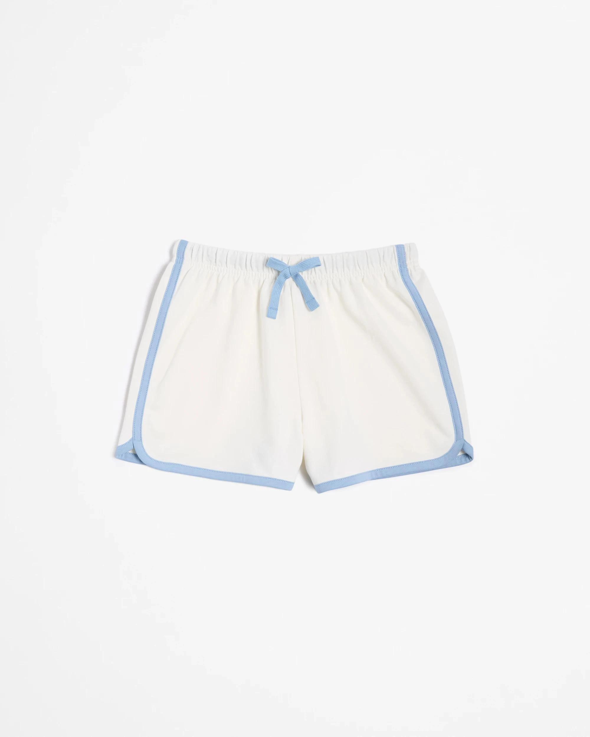 1 Target Australian Cotton Blend Dolphin Hem Shorts WHITE, 1 of 3