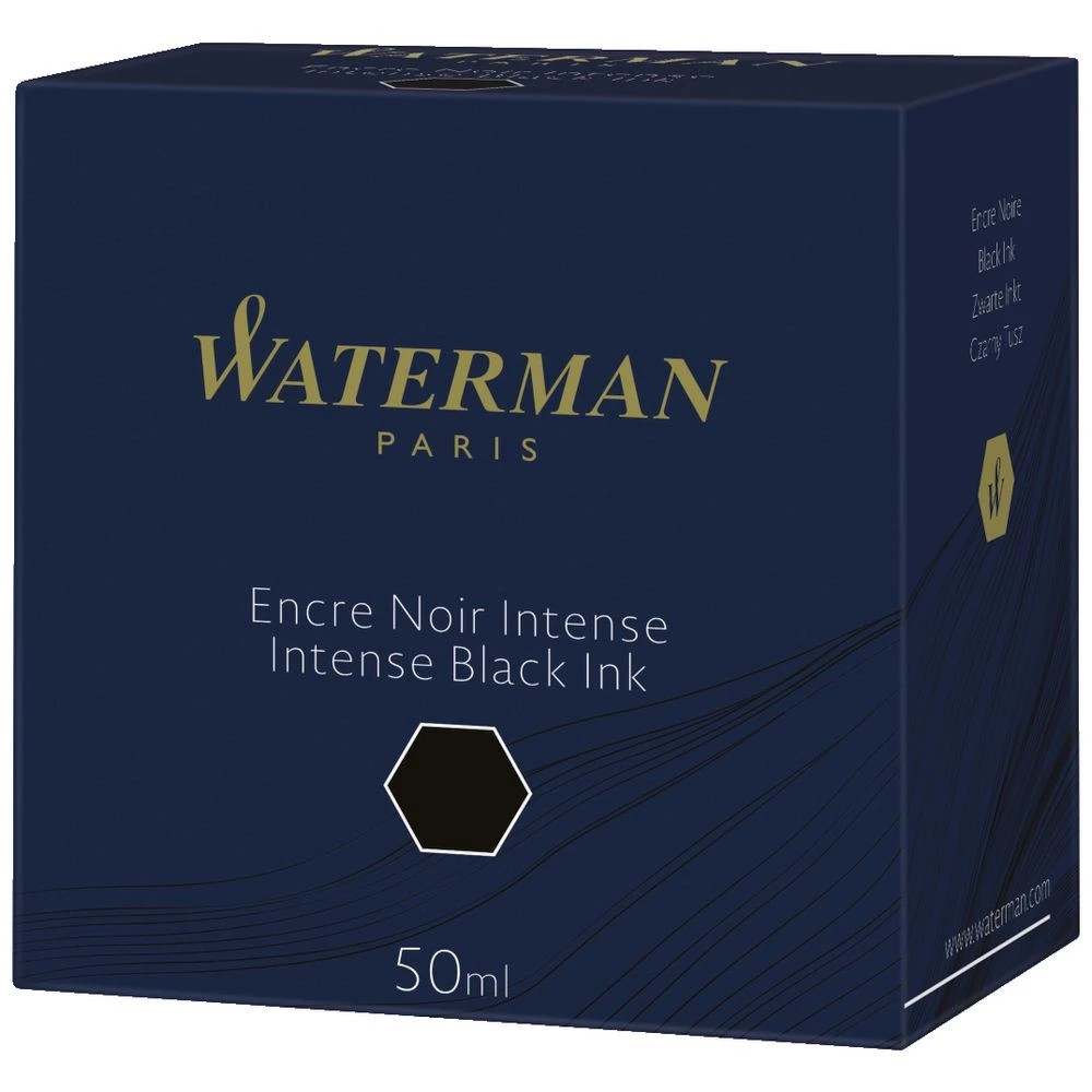 4 Waterman Bottled Ink Intense Black 50 mL, 4 of 4