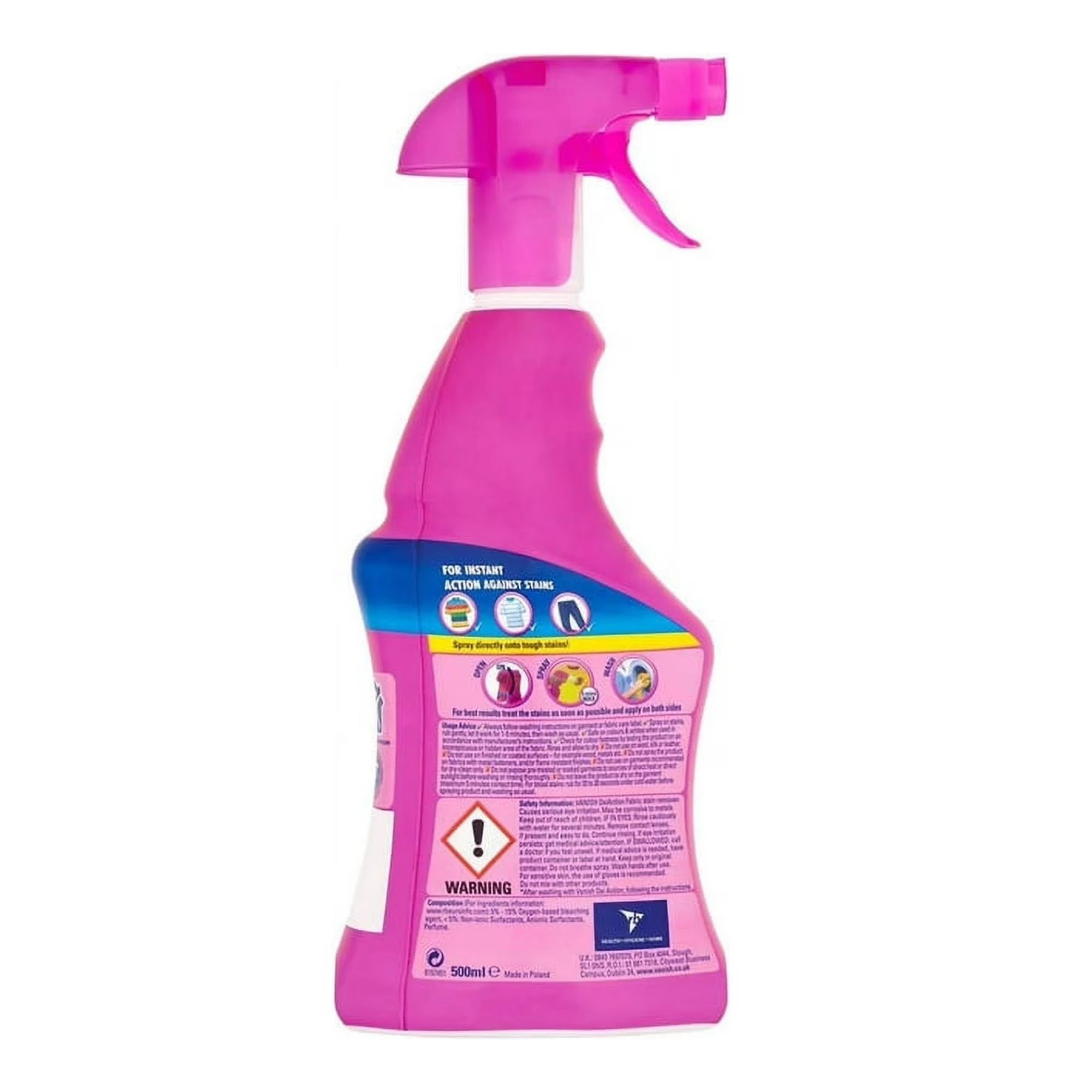 2 Vanish Oxi Action 500Ml Carpet & Upholstery Stain Remover Spray Spring Flowers, 2 of 2