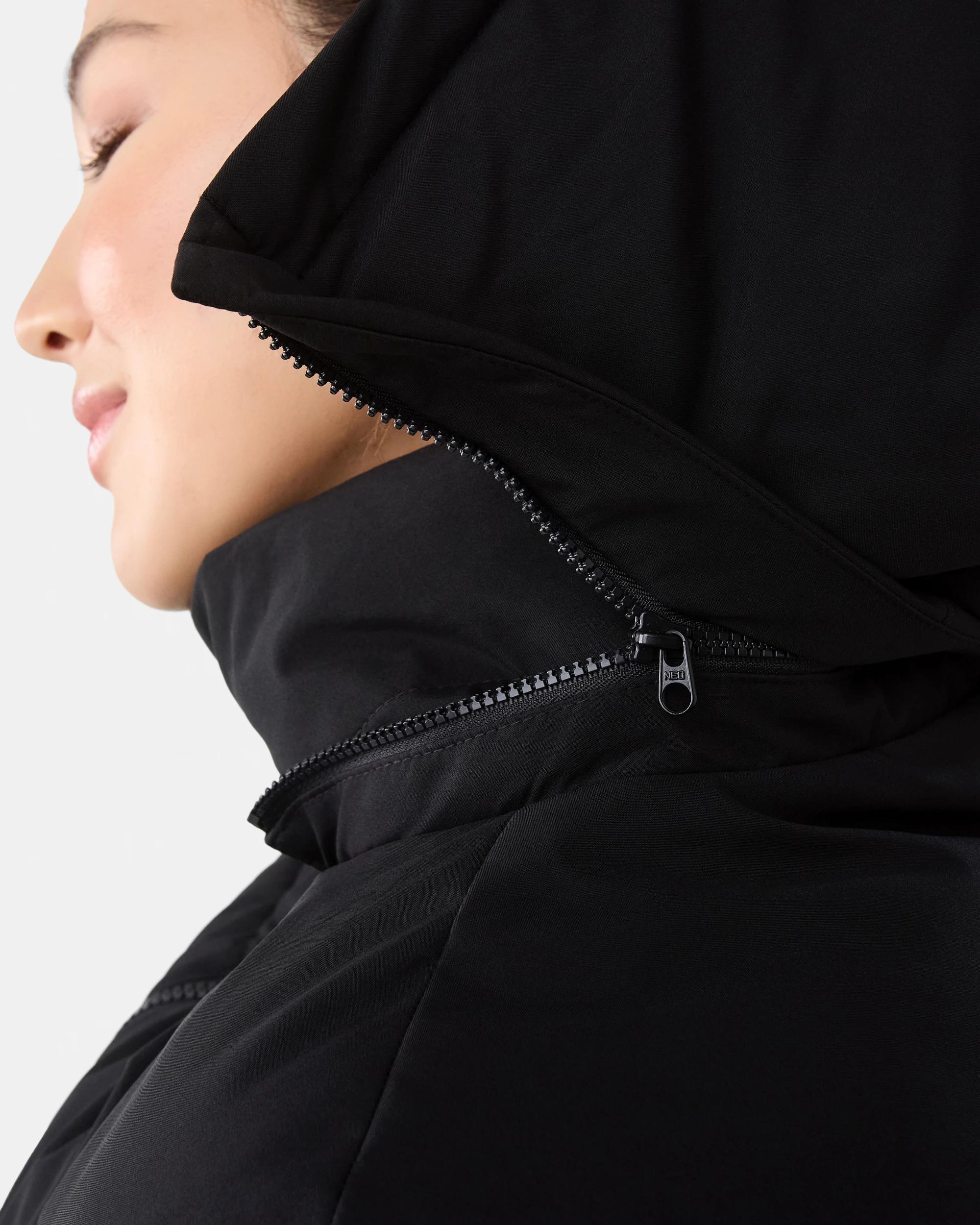 8 Active Womens Core Puffer Jacket Black, 8 of 9