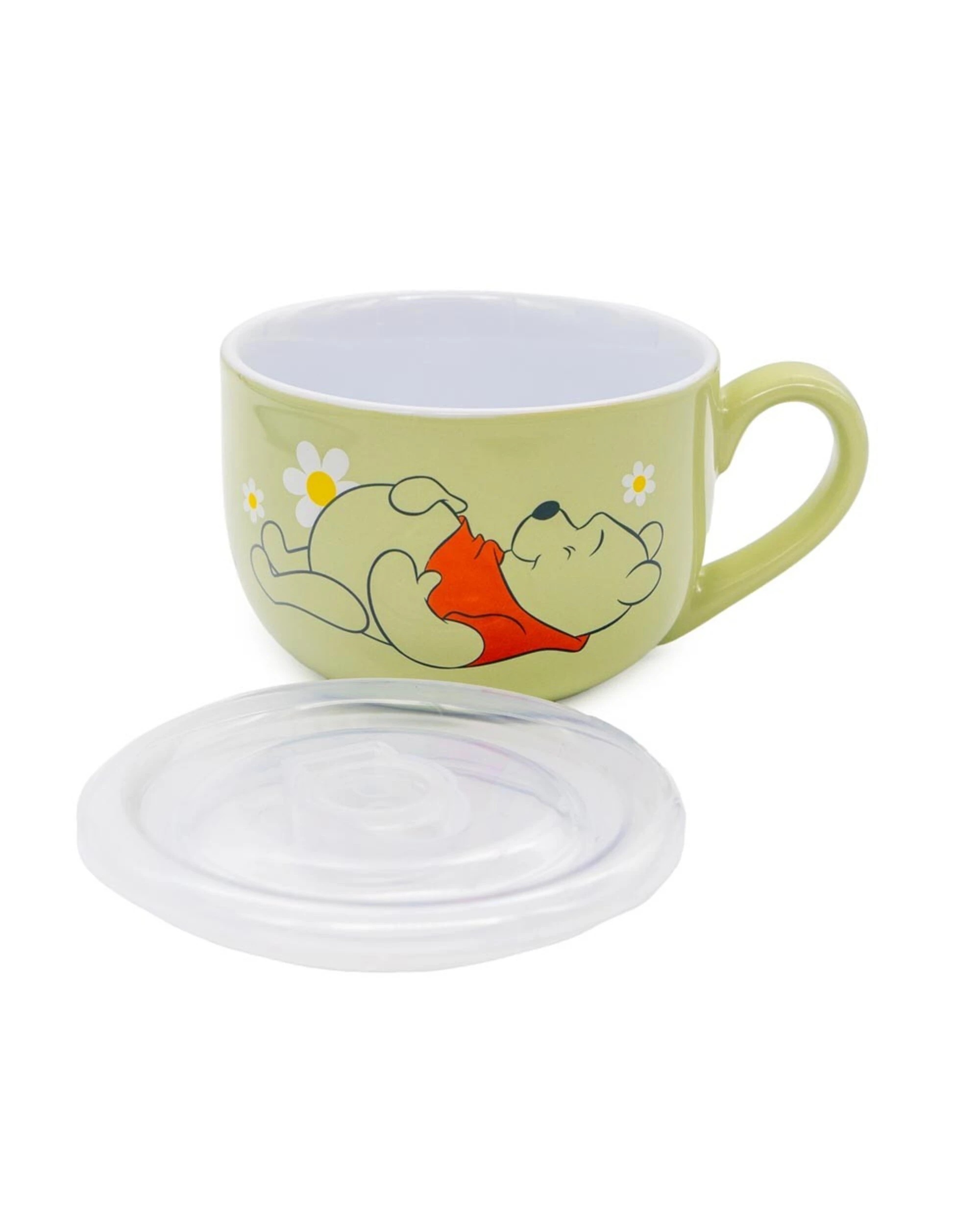 1 Winnie the Pooh - Daisy & Winnie Soup Bowl with Lid - Green, 1 of 4