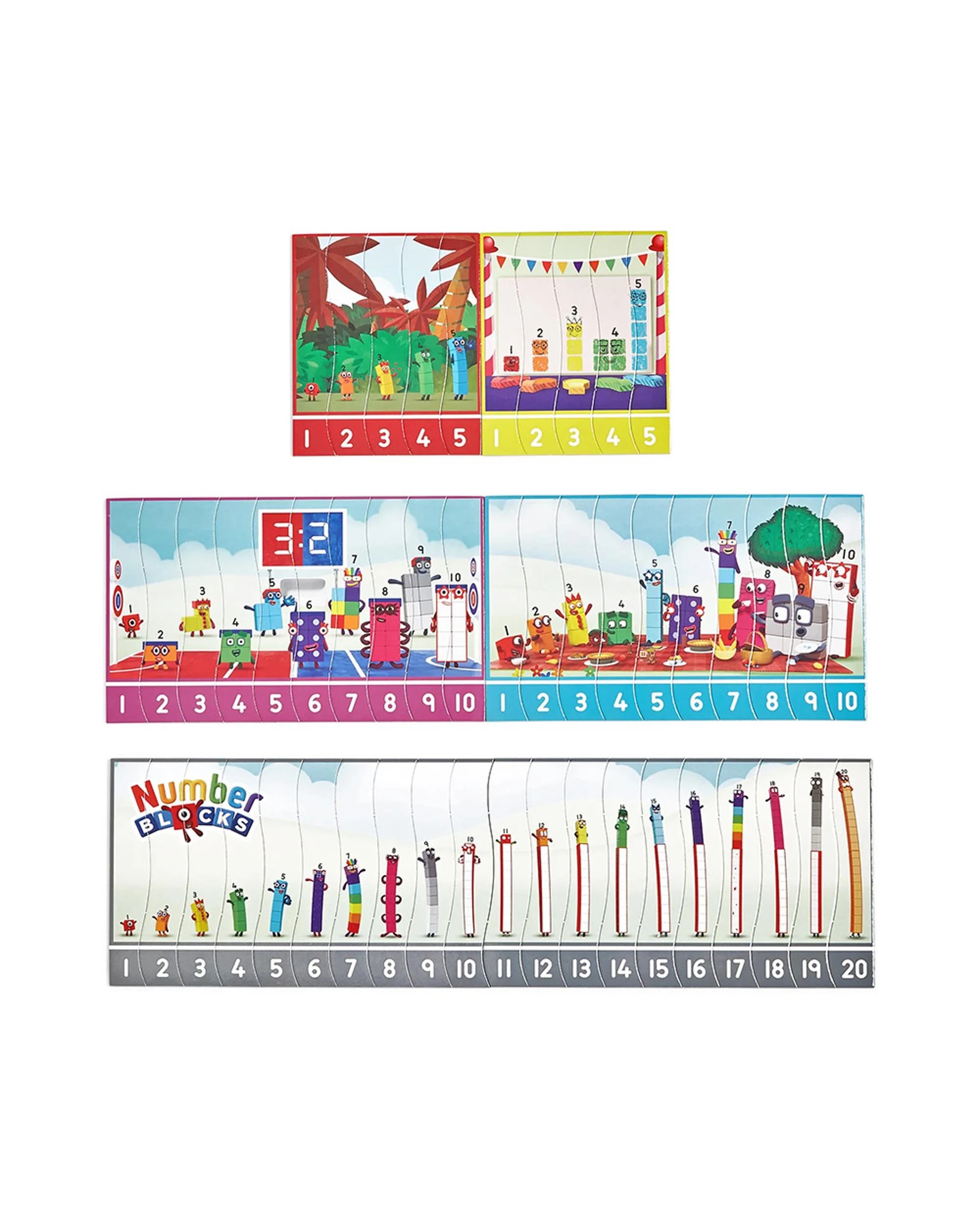 4 Numberblocks Sequencing Puzzle Set, 4 of 5