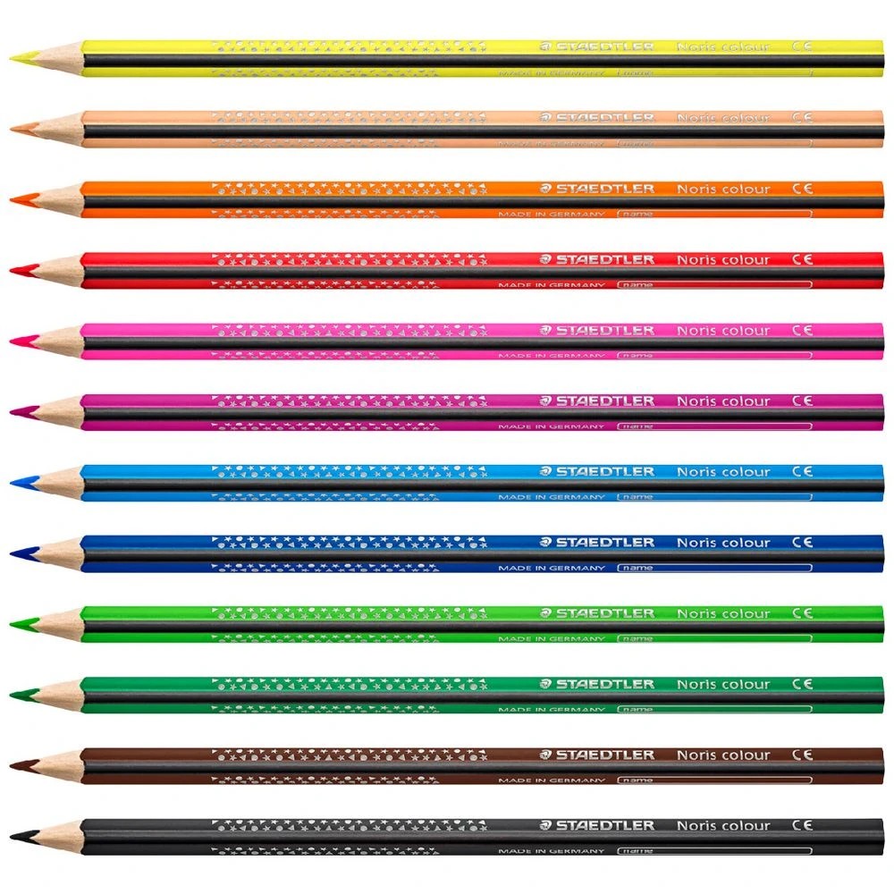 2 Staedtler Noris Triangular Coloured Pencils 12 Pack, 2 of 7
