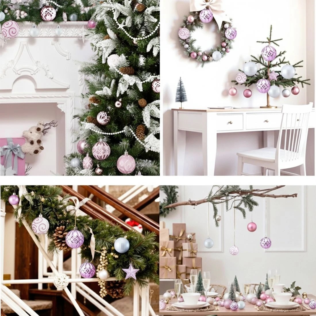 6 Jingle Jollys 33pcs Christmas Tree Decorations Set Baubles Ornaments Party - Multi, 6 of 6