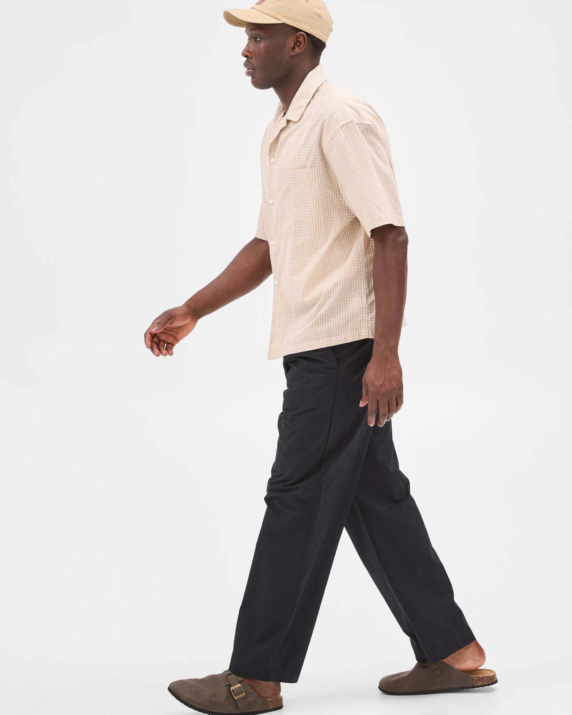 5 Commons Australian Cotton Rich Check Shirt CREAM, 5 of 7