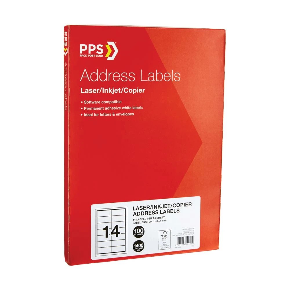 2 PPS Inkjet Laser Address Labels 14UP 100 Sheets, 2 of 3