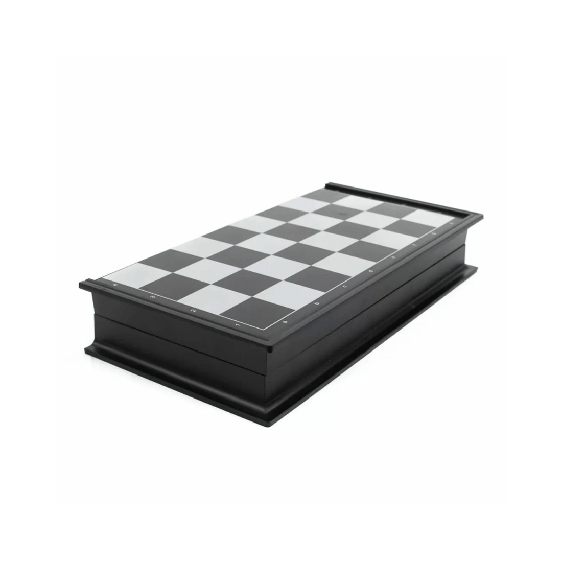 4 Lets Play Distribution LPG Classics Plastic Magnetic Travel Chess Set with 20cm Foldable Board, 4 of 6