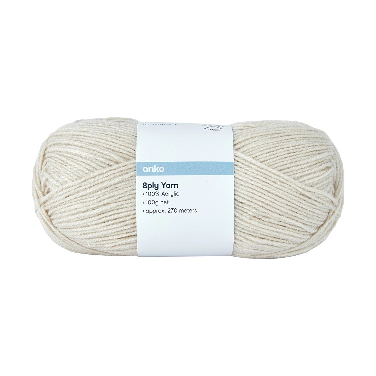 1 8 Ply Yarn - Parchment, 1 of 6