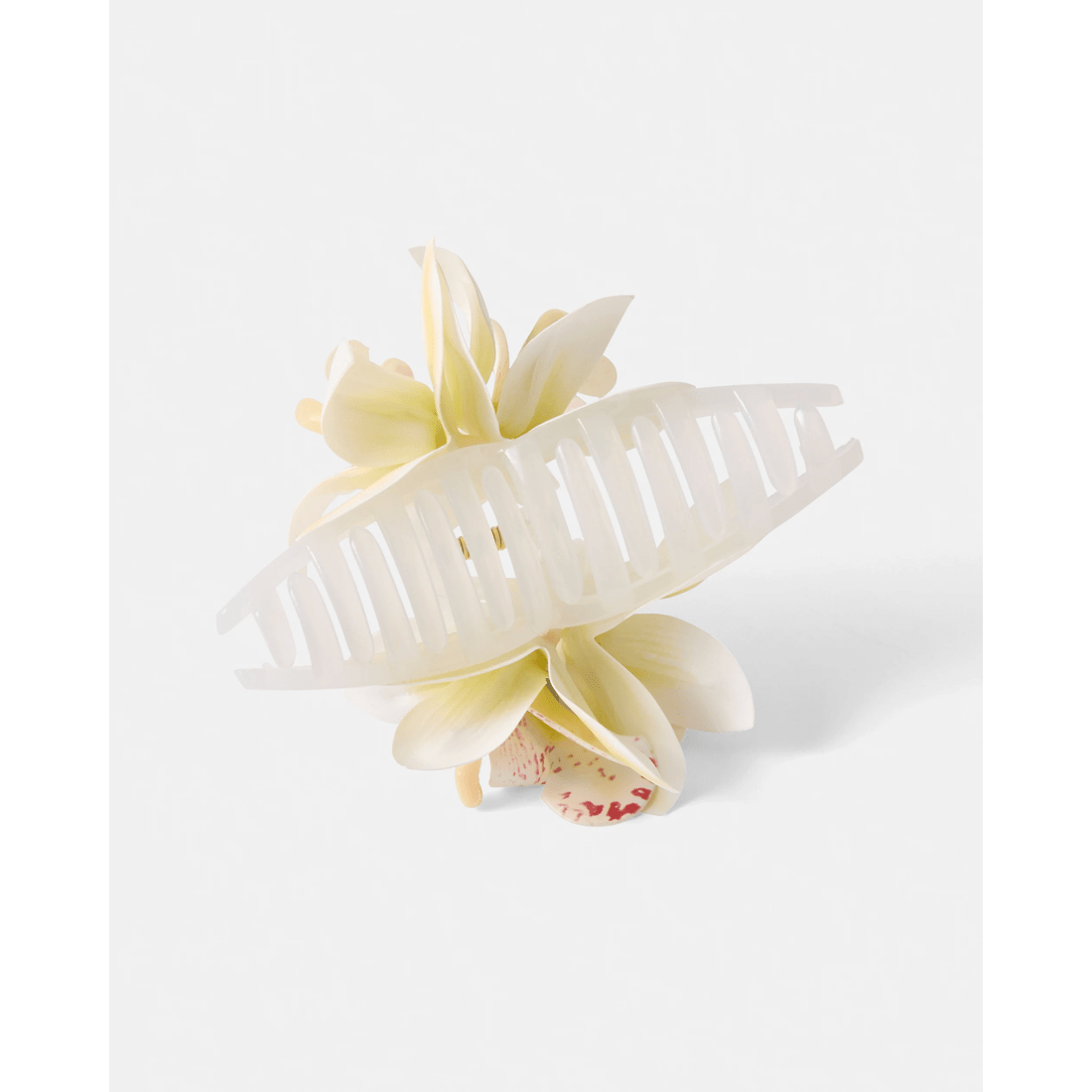 2 White Orchid Cluster Claw Hair Clip, 2 of 6