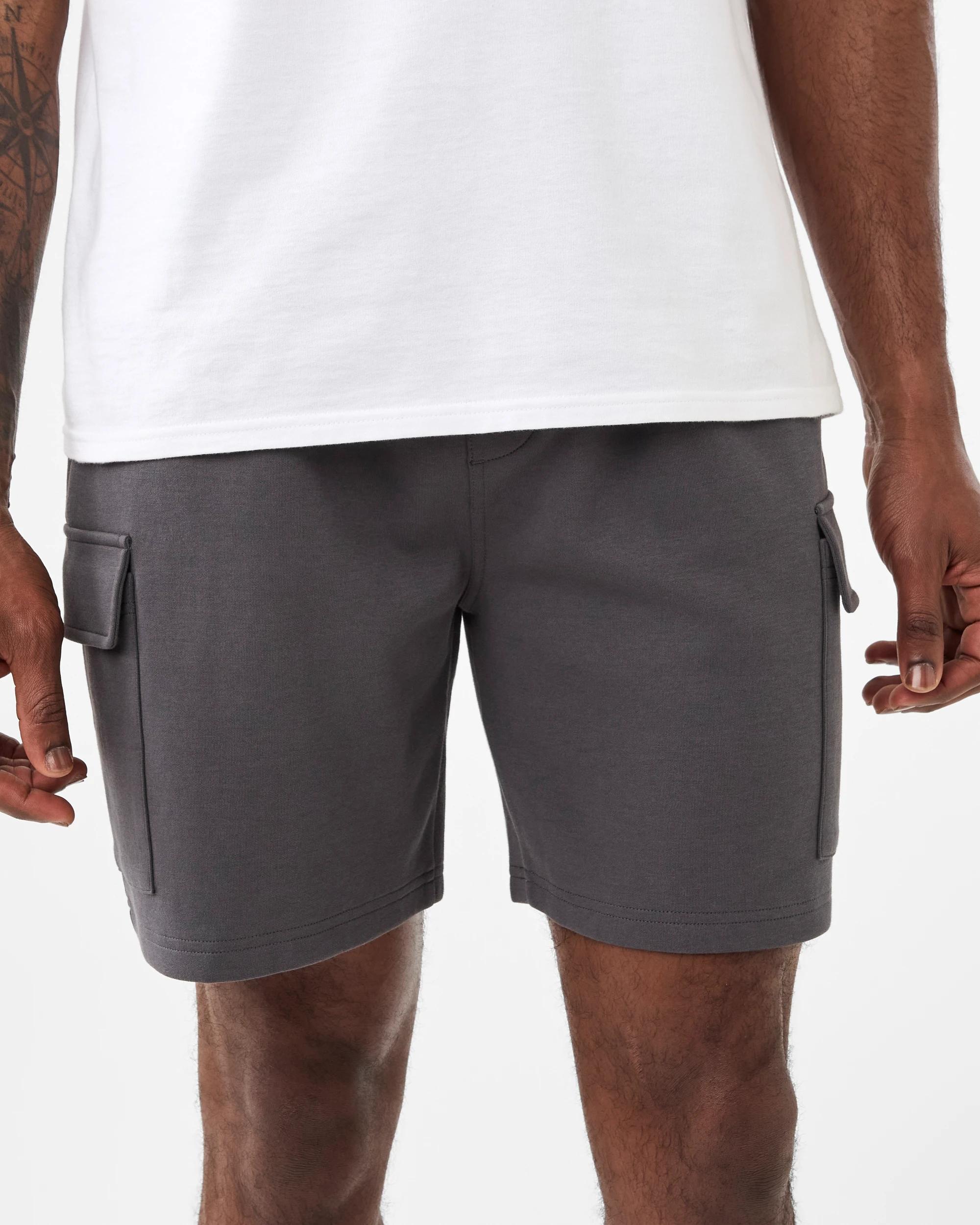 1 Interlock Cargo Shorts Gry Iron, 1 of 7