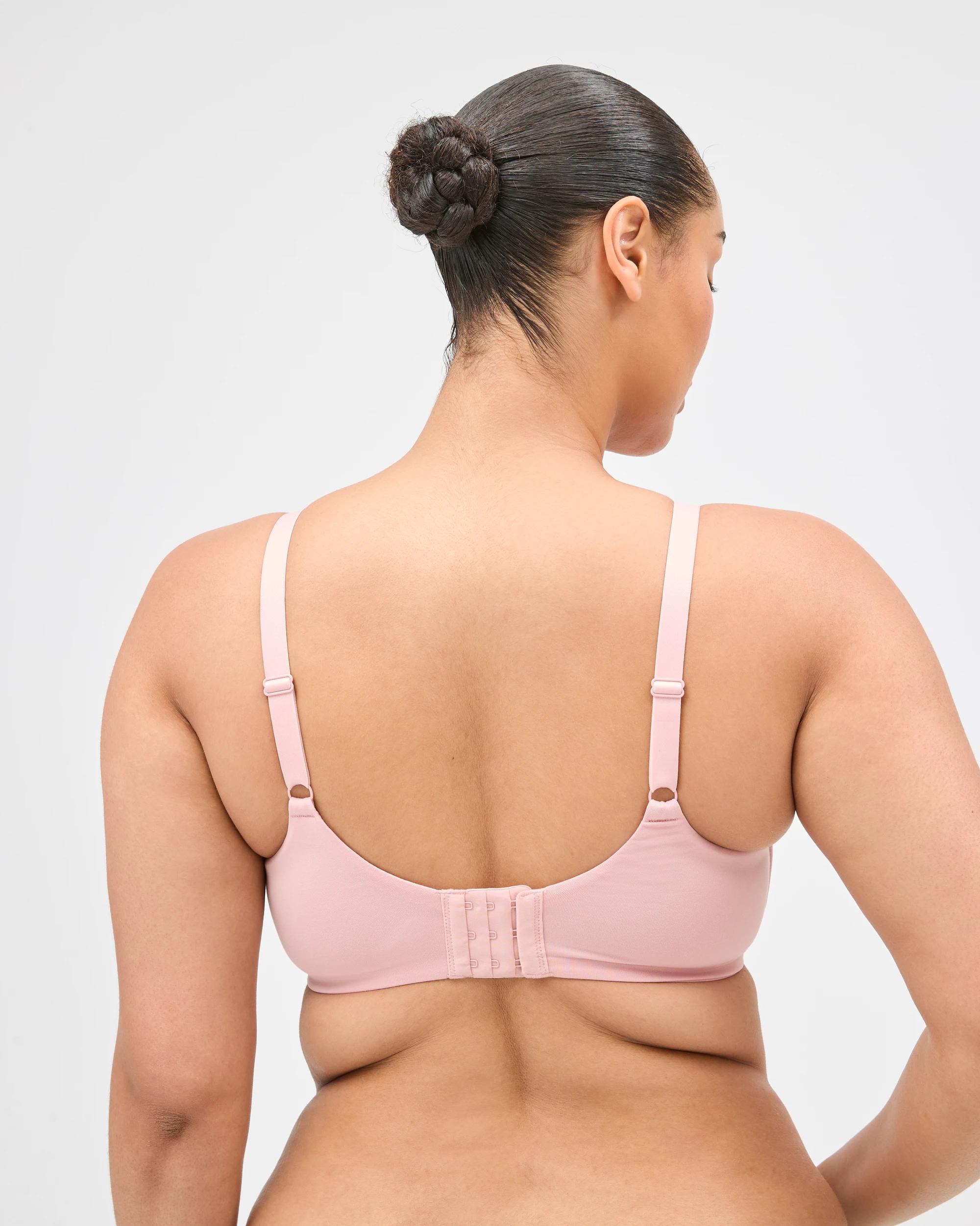3 Target Curve Plus Size Fuller Cup Wirefree T-Shirt Bra SOFT ROSE, 3 of 3