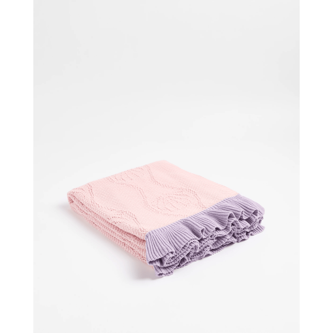 1 Target Australian Cotton Elsie Sea Shell Knitted Ruffle Throw
 - Queen Bed
 - Pink, 1 of 2