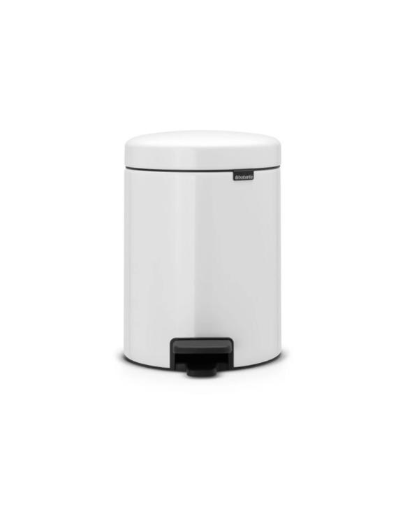 Brabantia New ICON 5L Pedal Bin - White