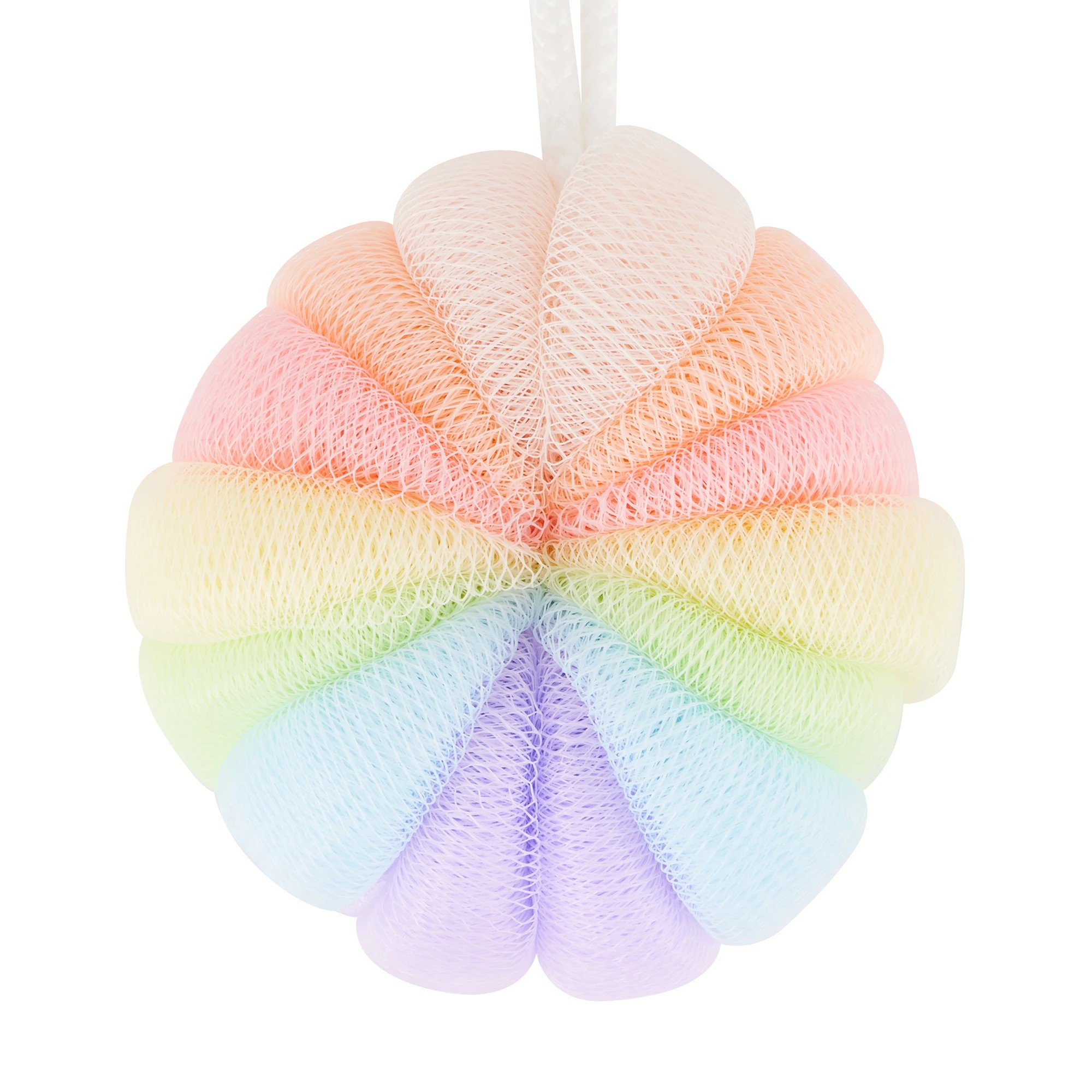 3 OXX Bodycare Bath Puff - Rainbow Swirl, 3 of 4