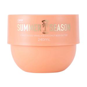 OXX Fragrance Summer Season Summer Solstice Body Butter 240ml - Candy Floss, Vanilla and Coconut