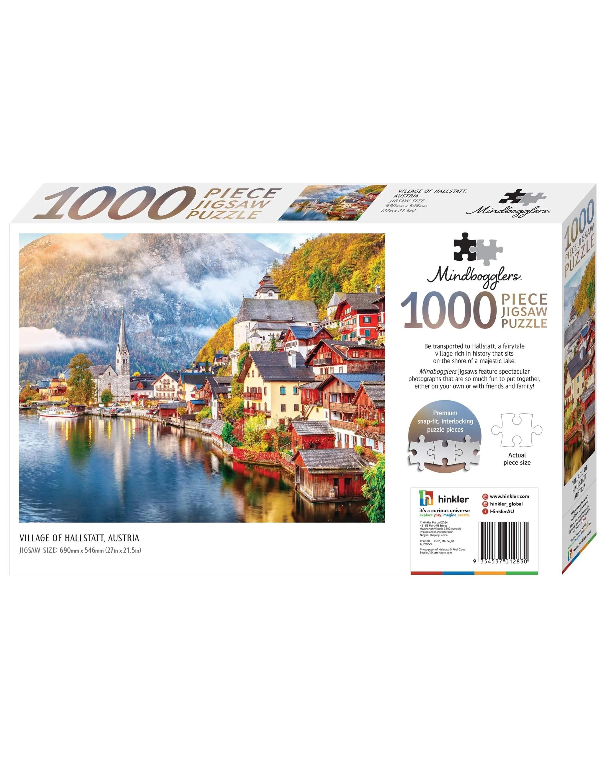 3 Hinkler Mindbogglers Village of Hallstatt Austria 1000 Piece Puzzle, 3 of 3
