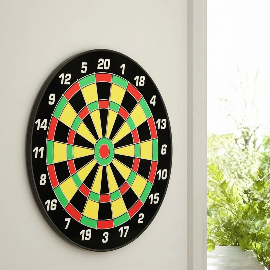 4 Everfit 16" Dartboard Dart Board with Magnetic Darts Kids Toy Gift - Multi, 4 of 7