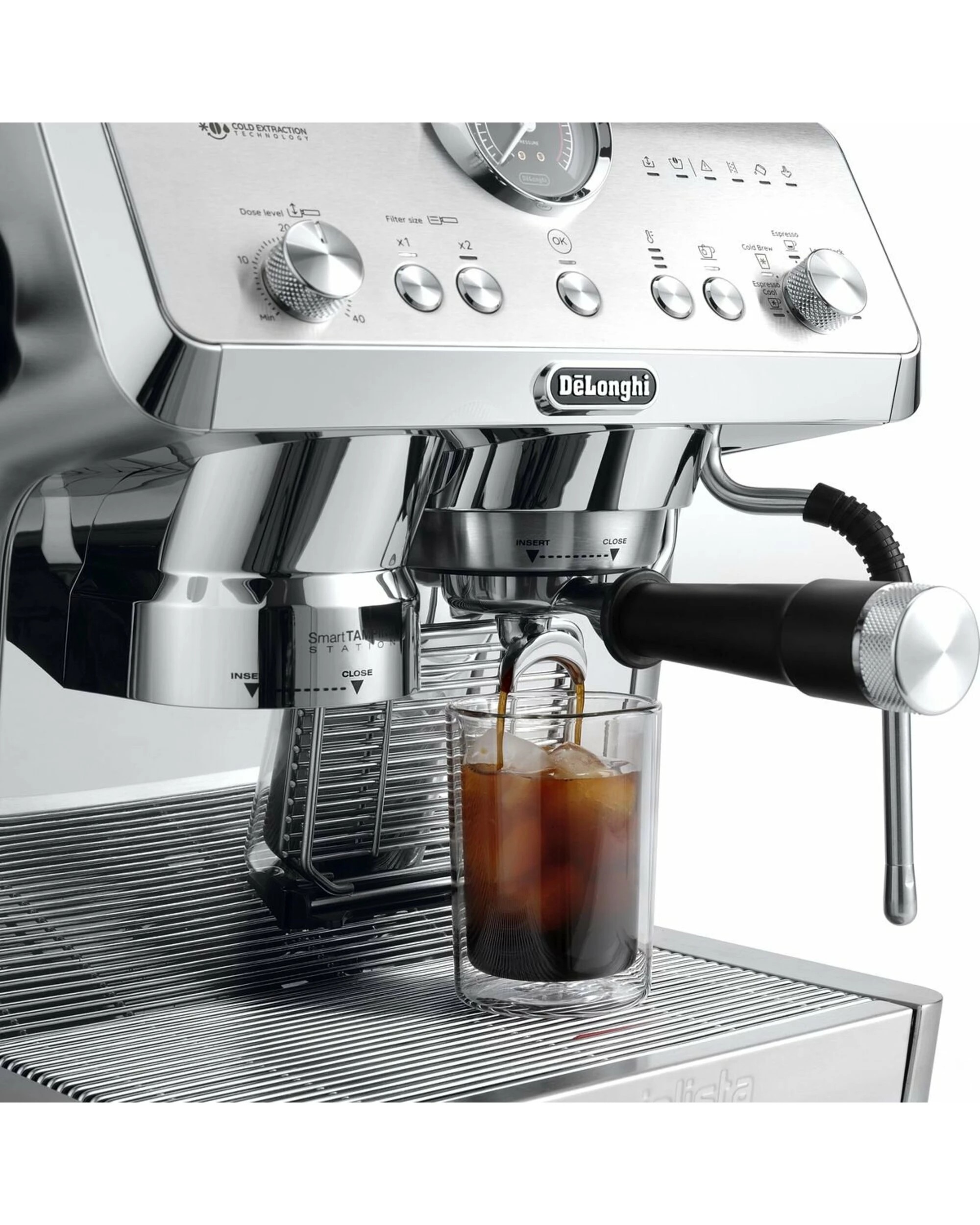 3 De'Longhi La Specialista Opera Manual Coffee Machine, 3 of 5
