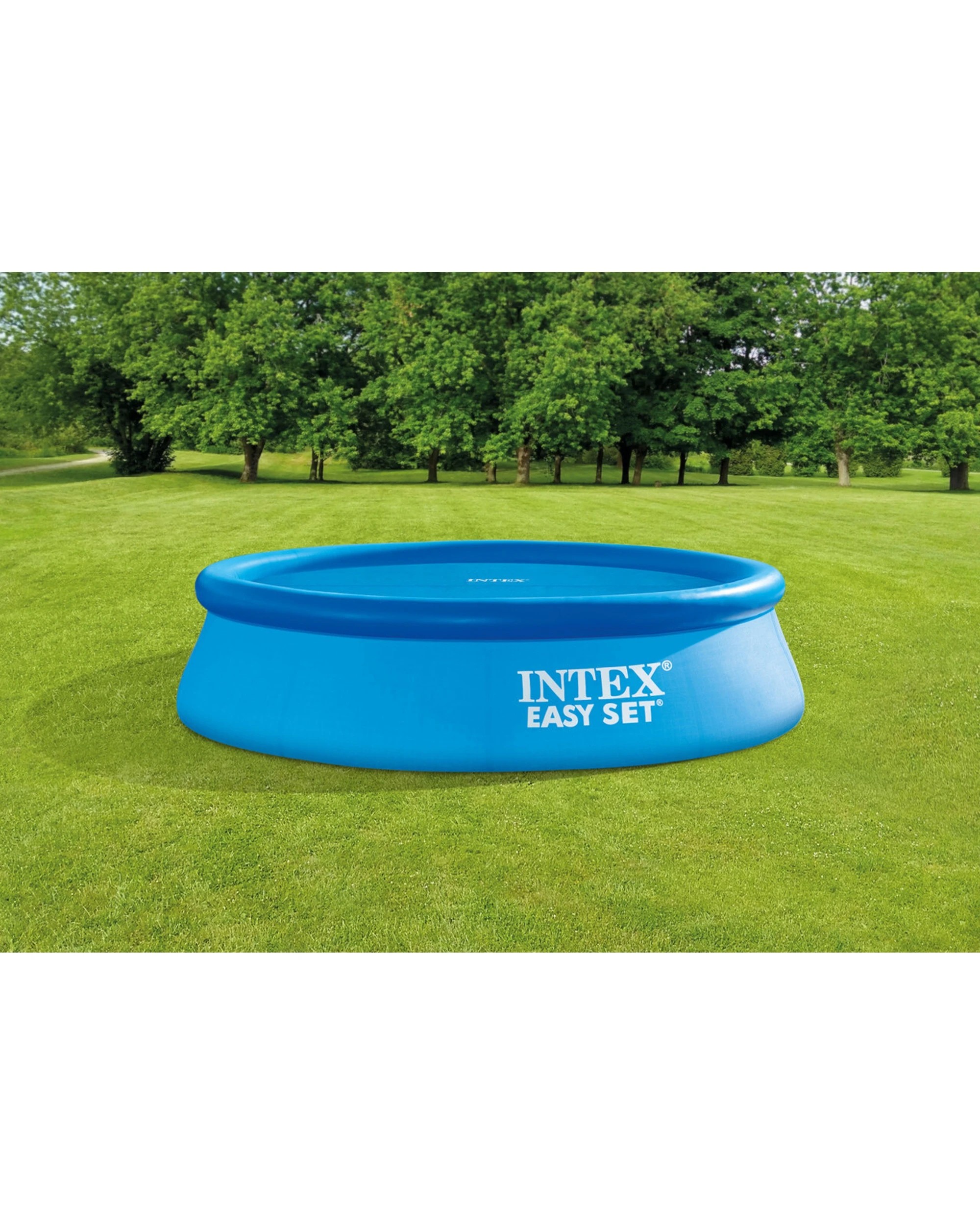 2 Intex Above Ground Solar Outdoor Pool Cover For 10' Pools - Blue, 2 of 5