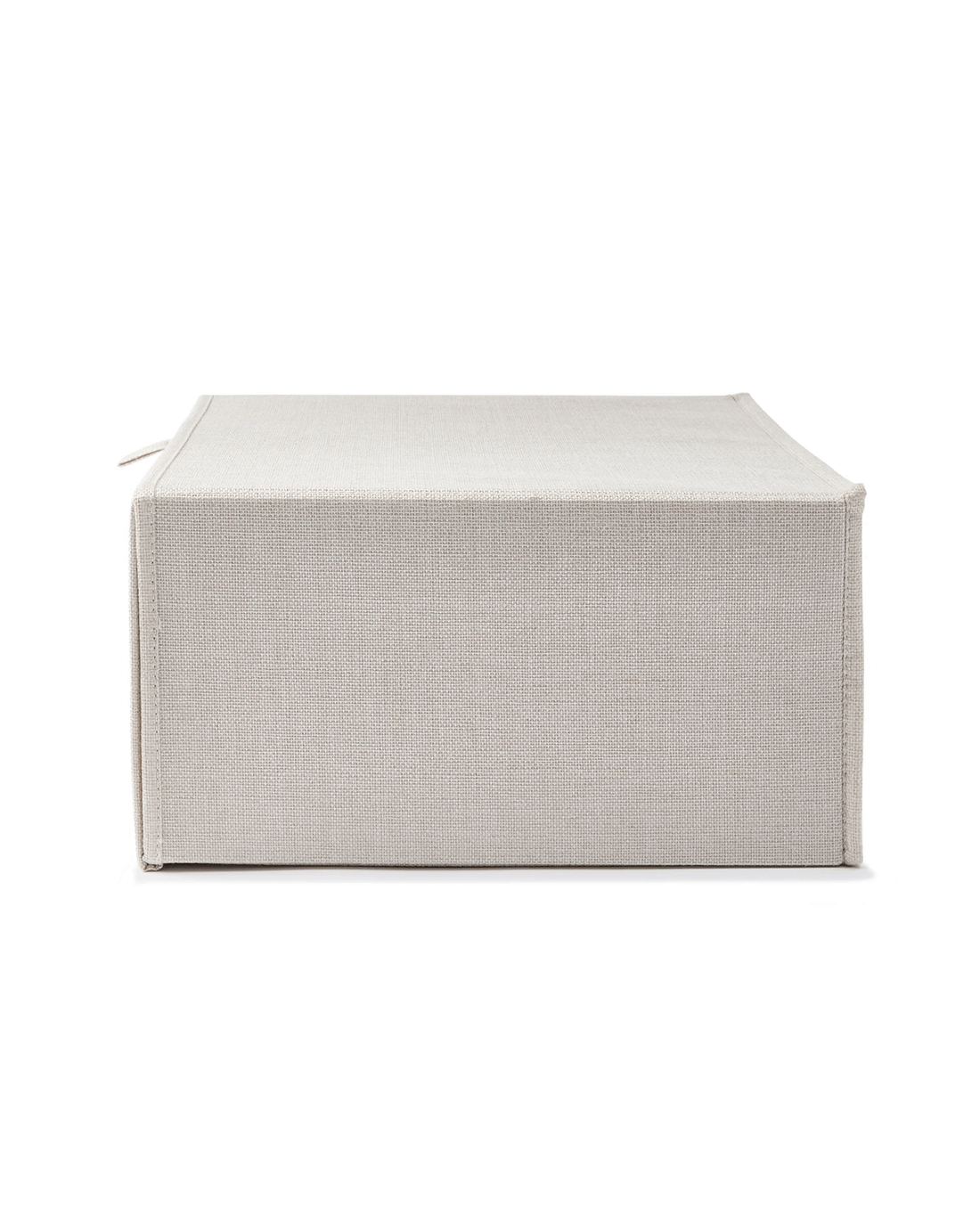 4 Linen Look Clothing Storage Box - Beige, 4 of 9