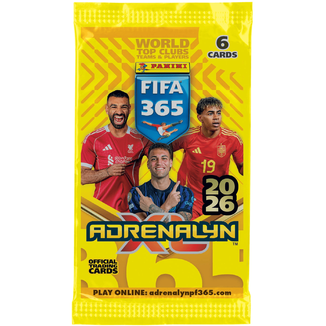3 Panini FIFA 365 Adrenalyn XL 2026 Soccer Trading Cards Booster Pack - Assorted, 3 of 5
