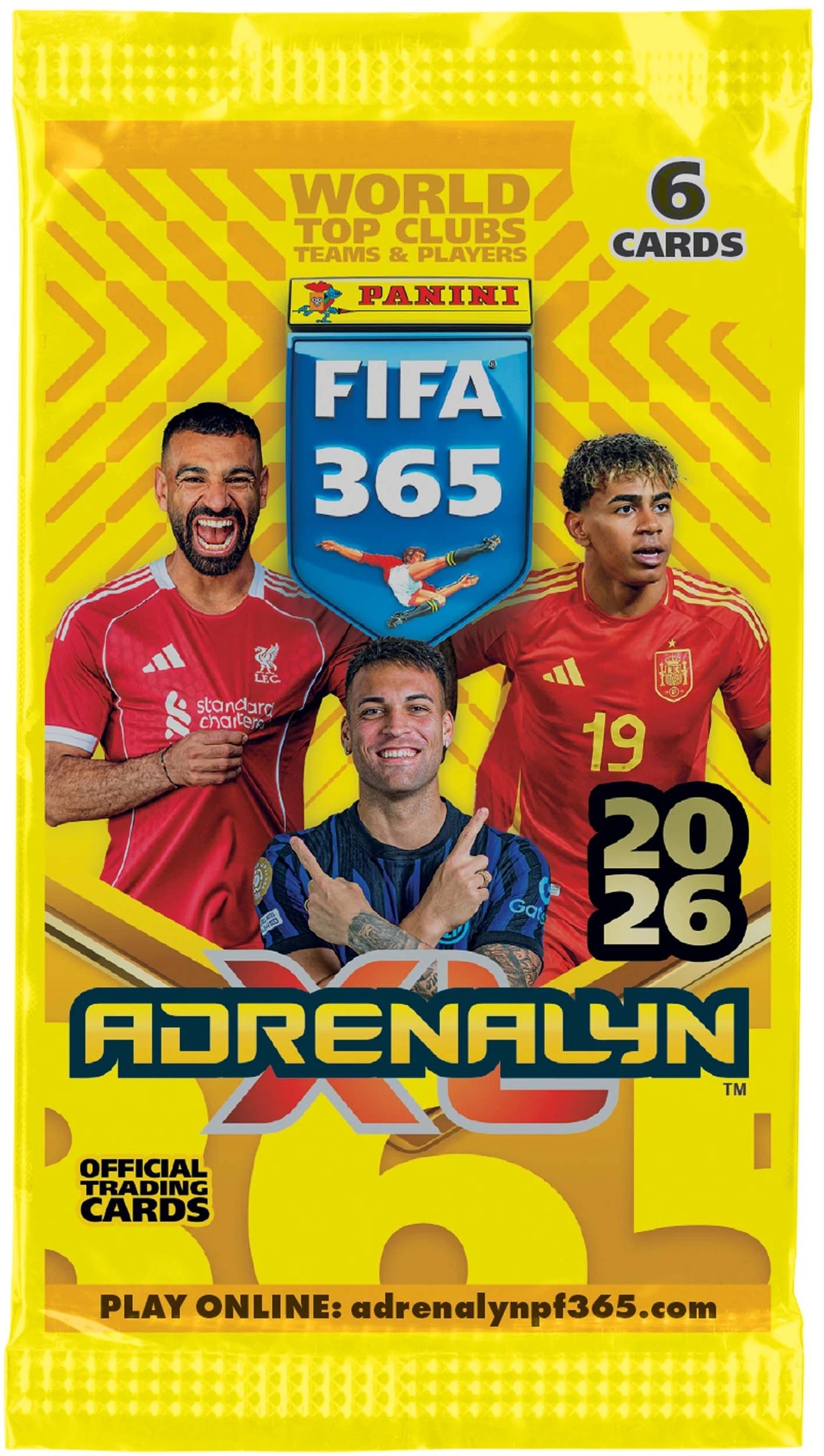 3 Panini FIFA 365 Adrenalyn XL 2026 Soccer Trading Cards Booster Pack - Assorted, 3 of 5