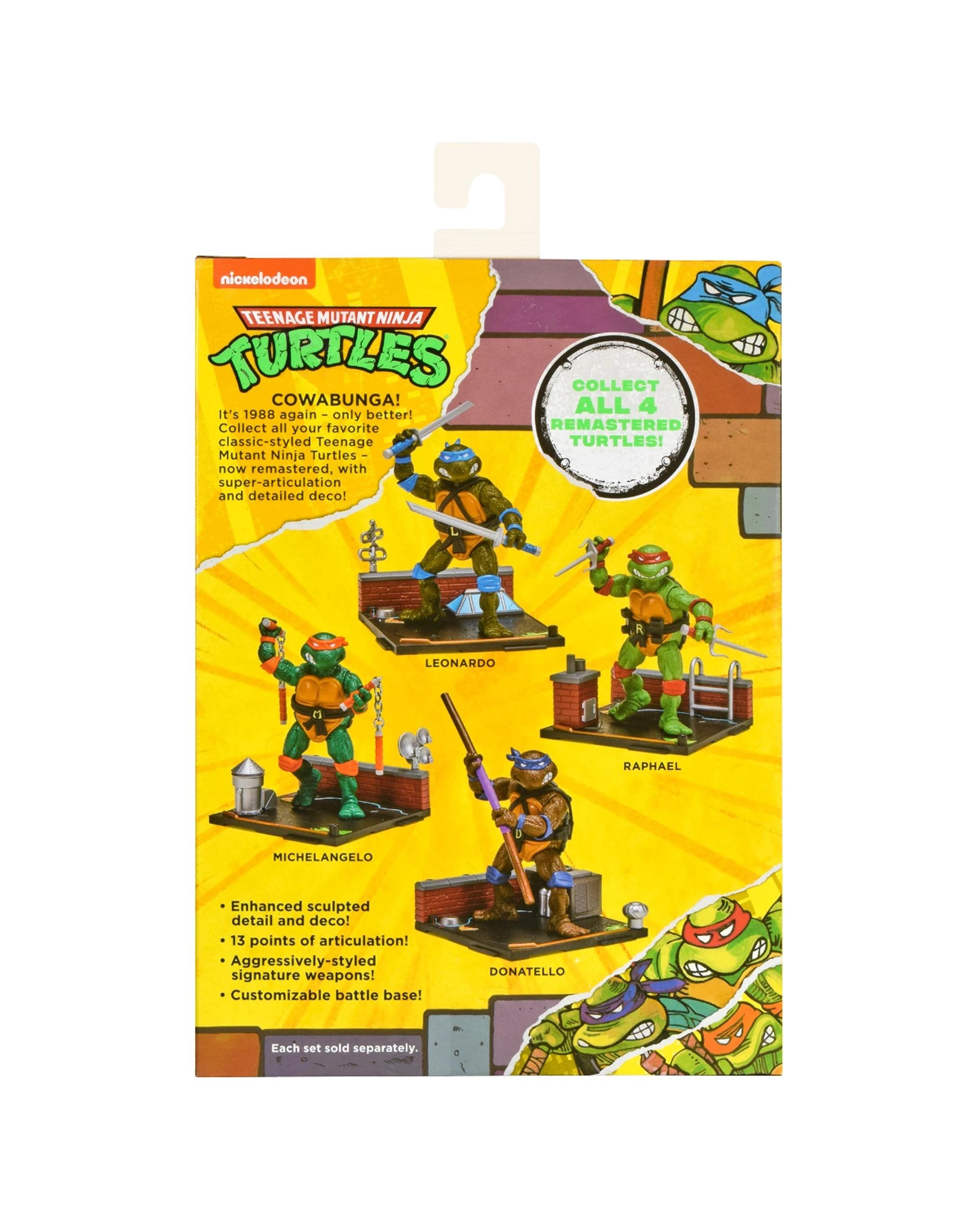 7 Teenage Mutant Ninja Turtles 1988 Remastered Raphael Action Figure, 7 of 7