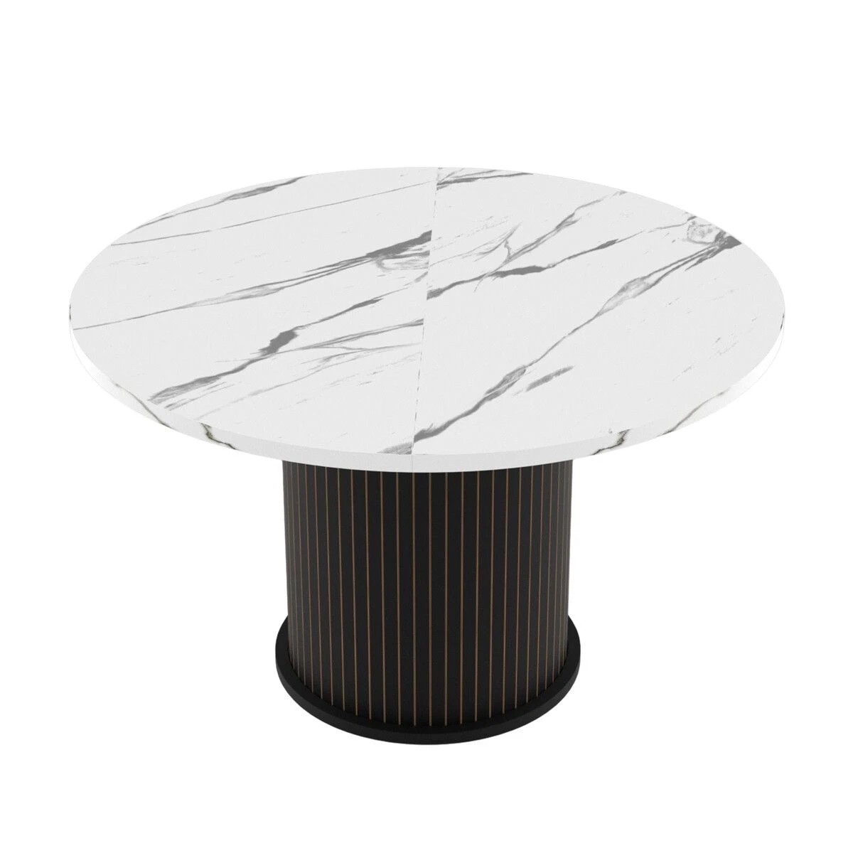 4 Ausway Modern Round Dining Table, 4 of 5