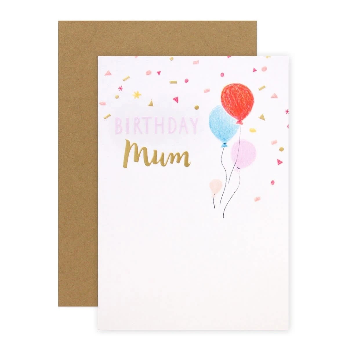 1 Connections from Hallmark Birthday Card For Mum - Balloons & Confetti, 1 of 2