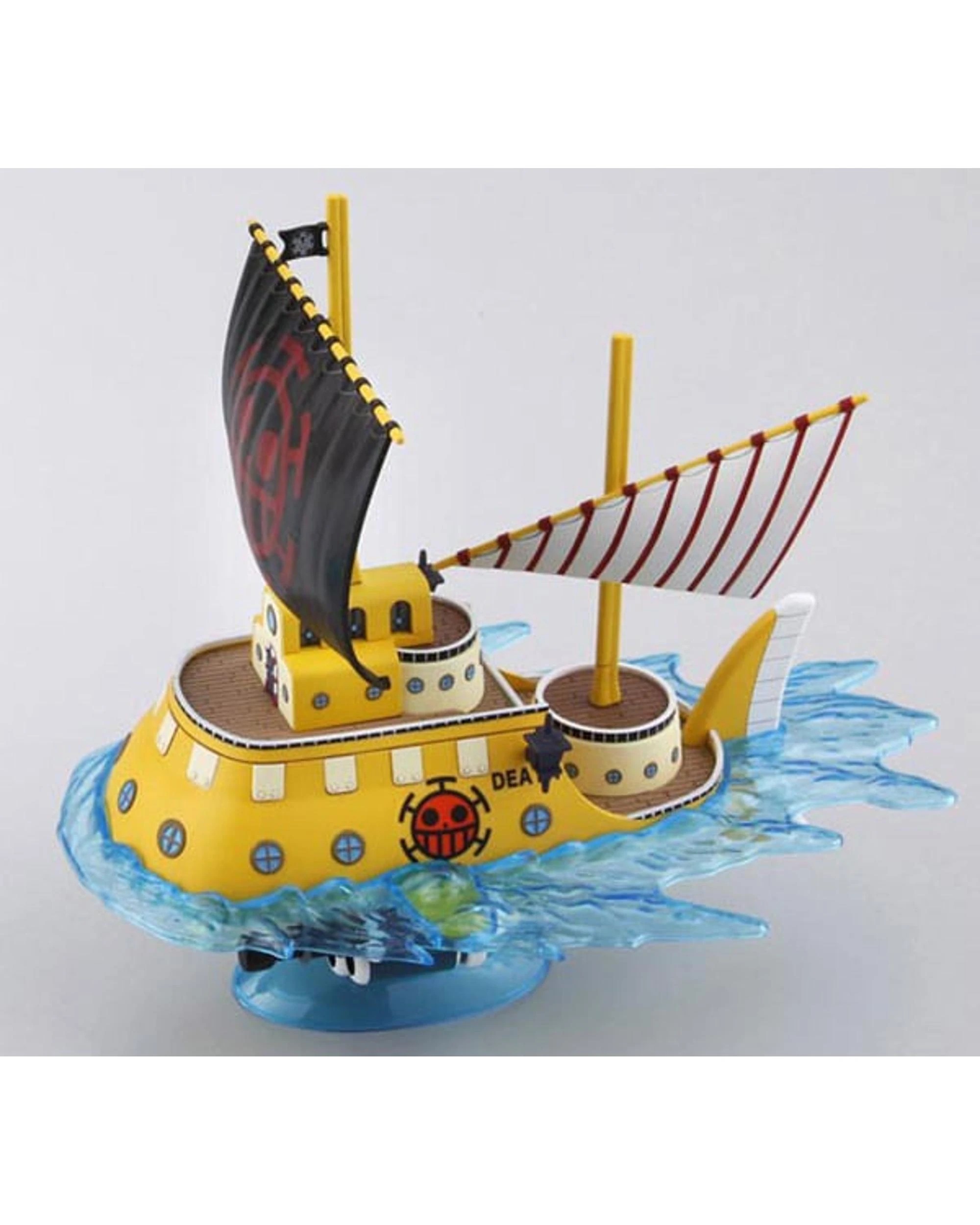 3 Bandai One Piece Grand Ship Collection Trafalgar Laws Submarine Plastic Model Kit, 3 of 4