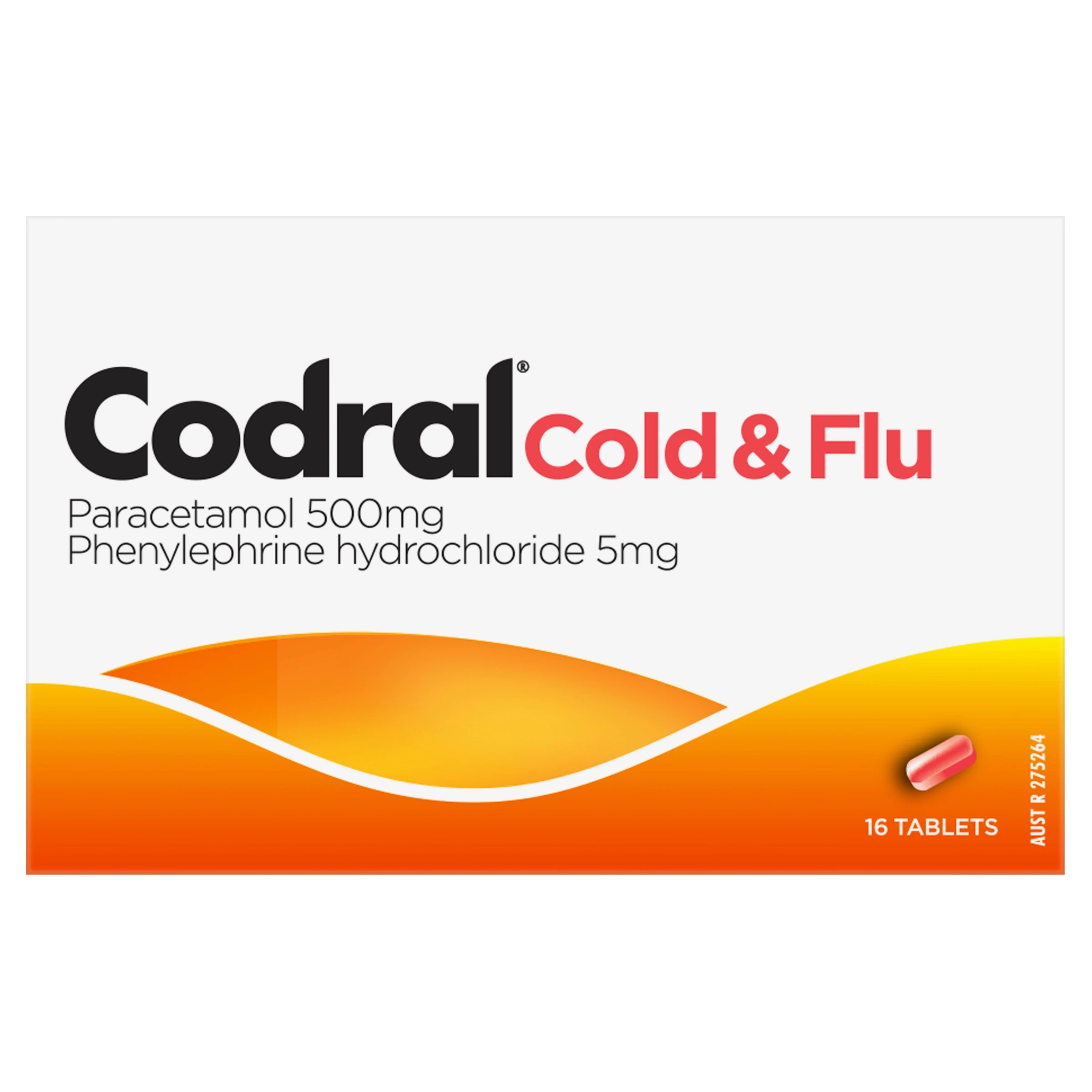 2 16 Pack Codral Relief Cold and Flu Decongestant Tablets, 2 of 6