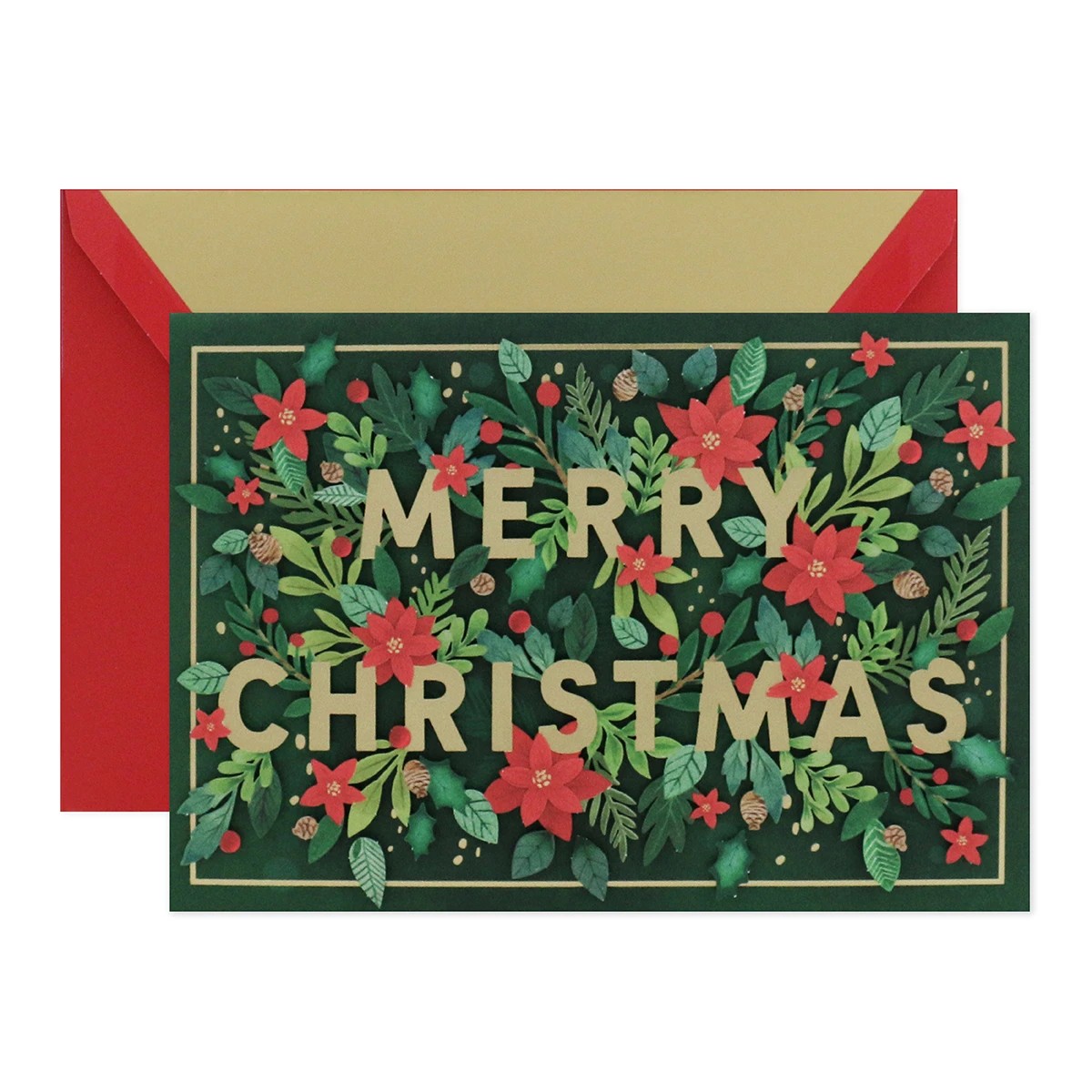 1 Hallmark Christmas Card - Merry Christmas, 1 of 3