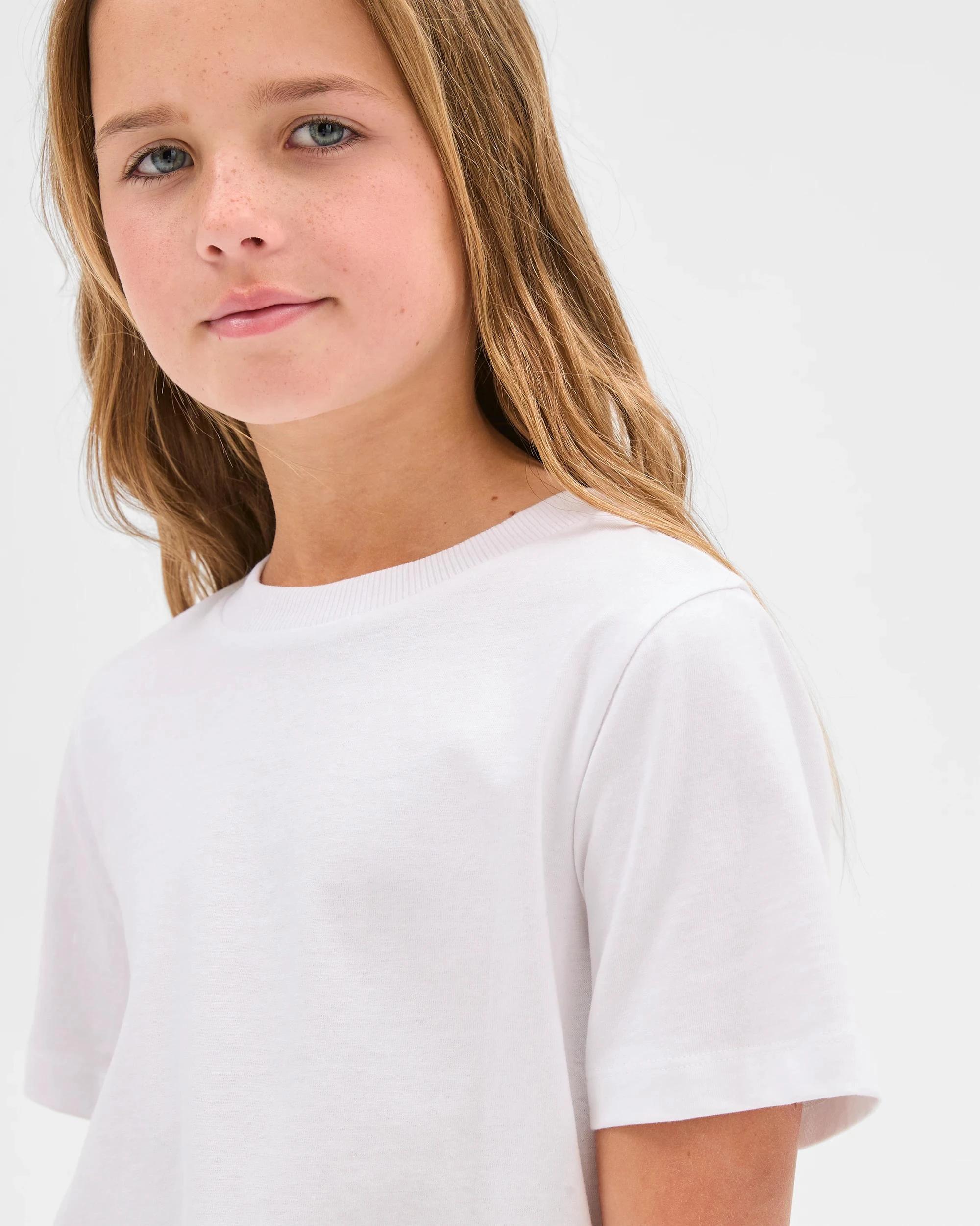 10 Target Australian Cotton Essential T-shirt WHITE, 10 of 10