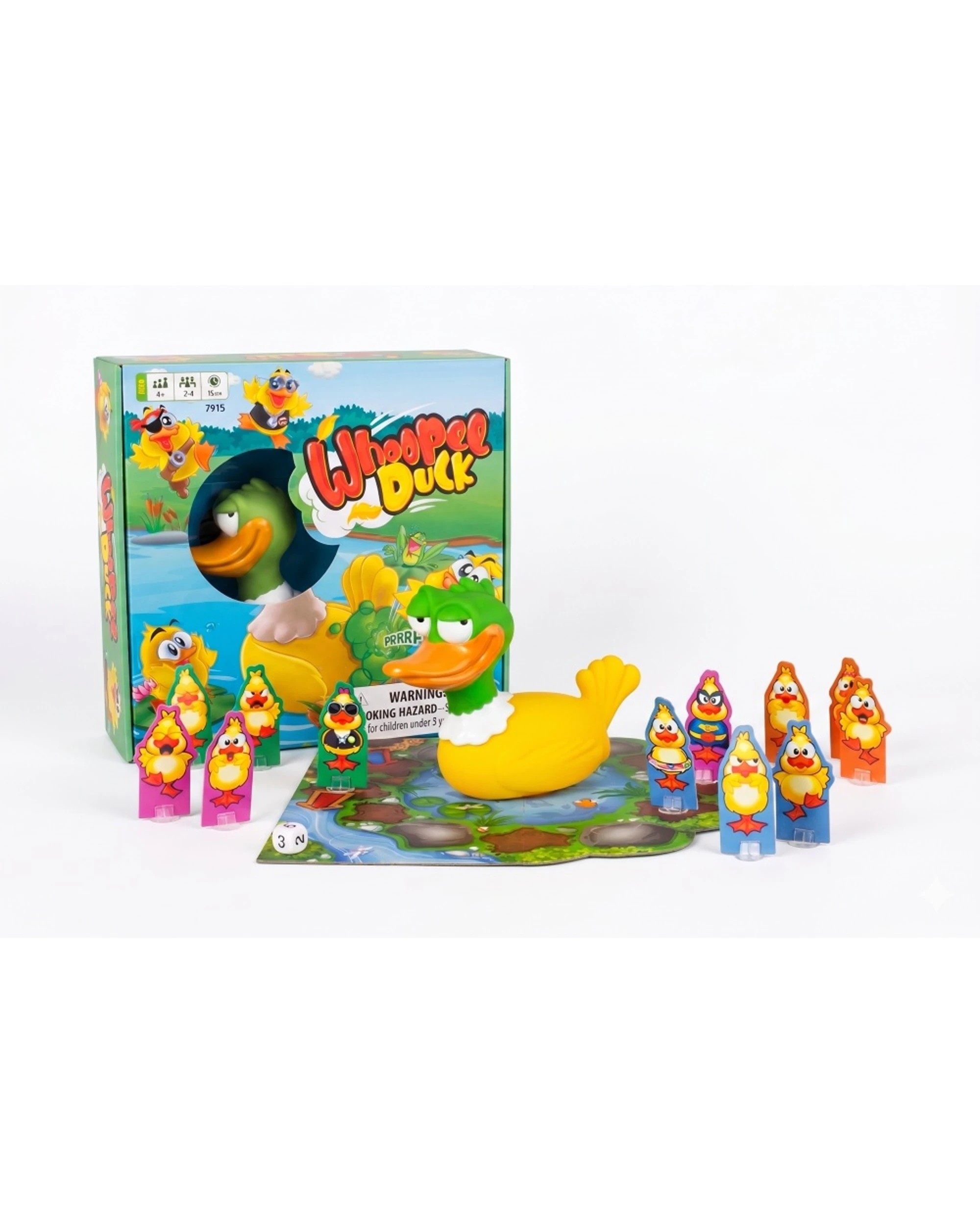2 Fuel For Fun Whoopee Duck Cheeky Kids/Family Playing Board Game Ages 4y+ - Multi, 2 of 9