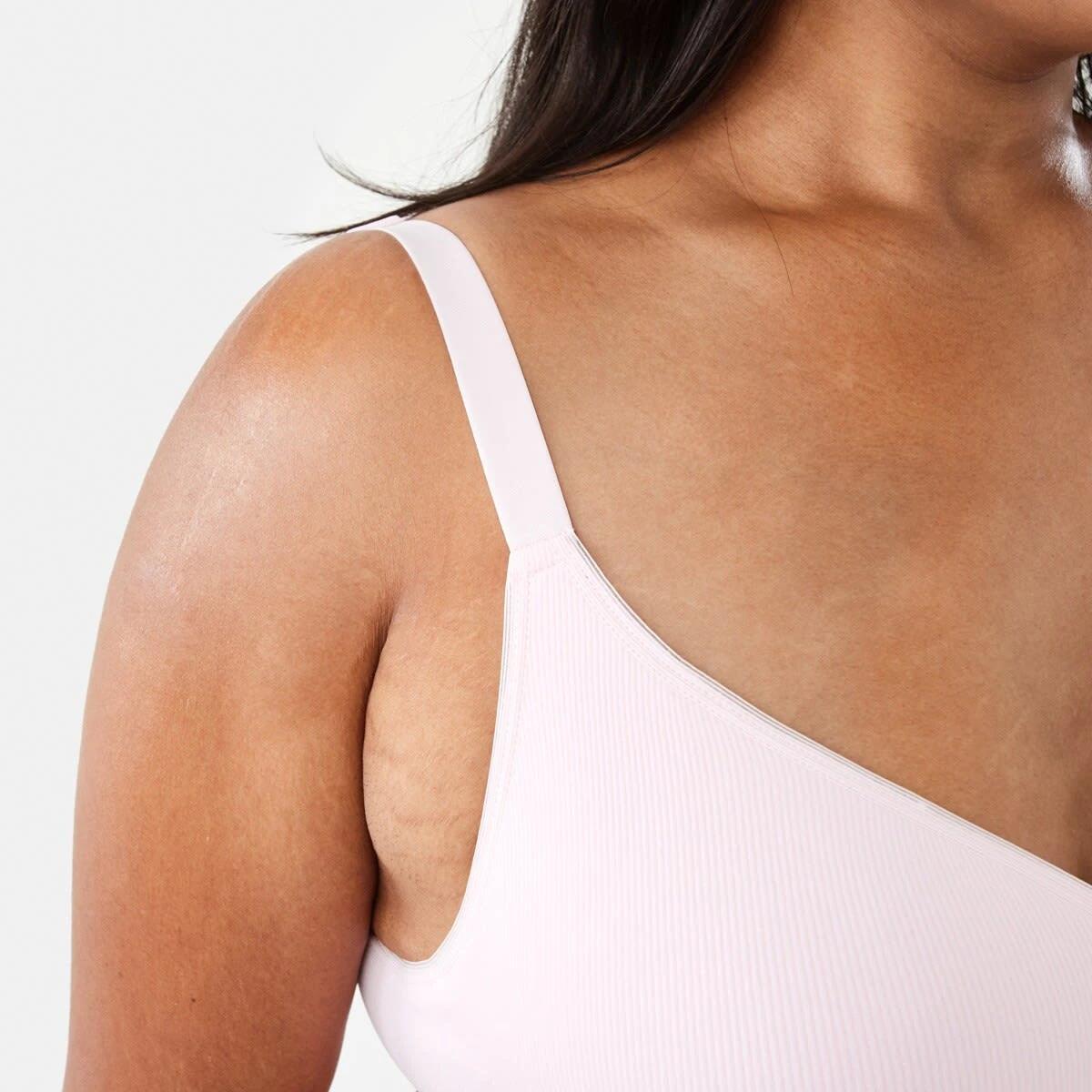 5 Full Figure Wirefree Seamfree T-Shirt Bra Bllet Pink, 5 of 6
